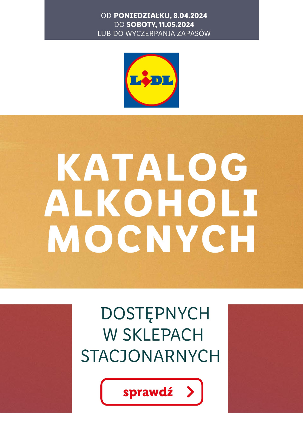 Leták Lidl katalog - Alkoholi Mocnych, Polsko - strana 1