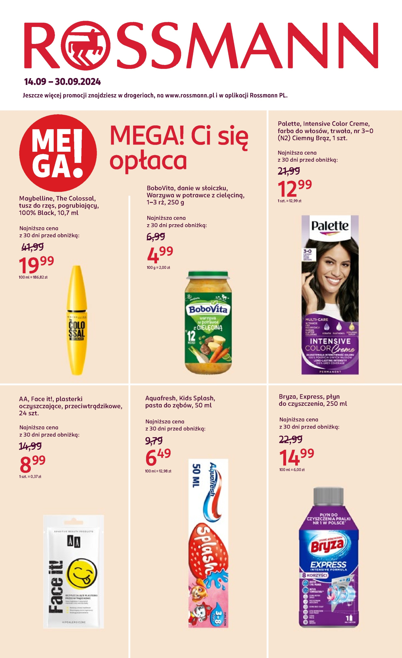 Rossmann gazetka od 14. 09. 2024