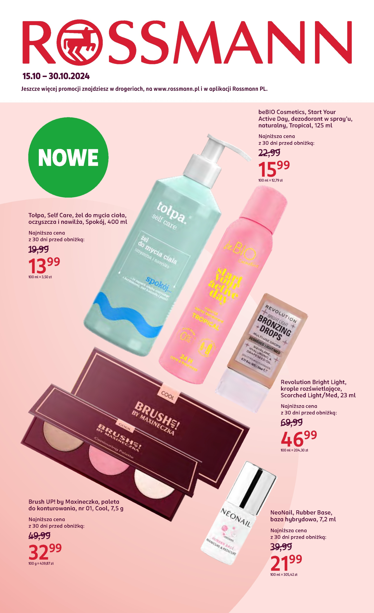 Rossmann gazetka od 15. 10. 2024