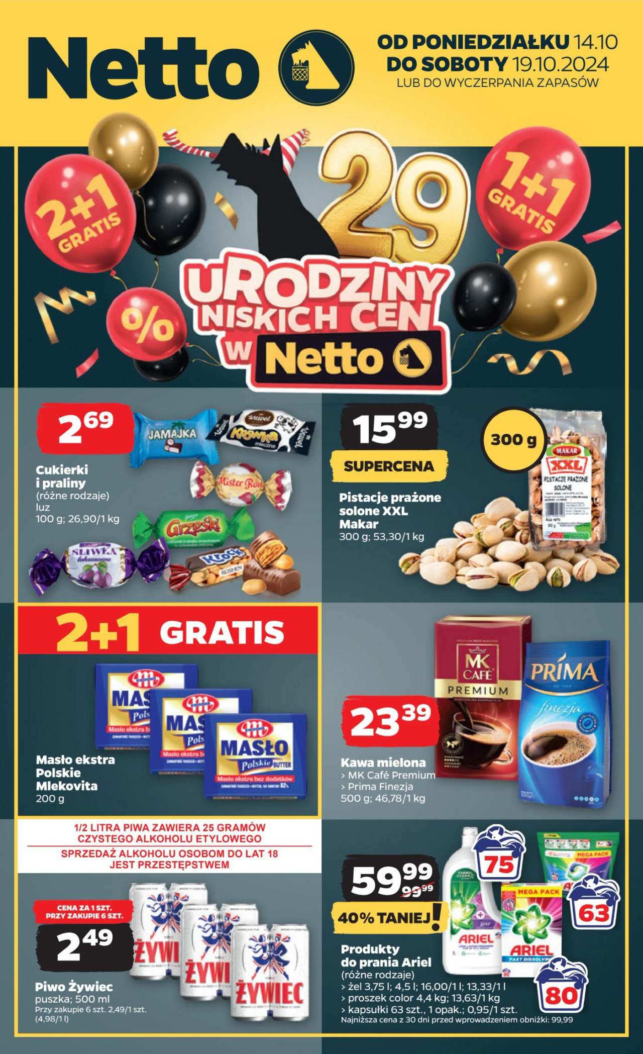 Netto gazetka od 14. 10. 2024