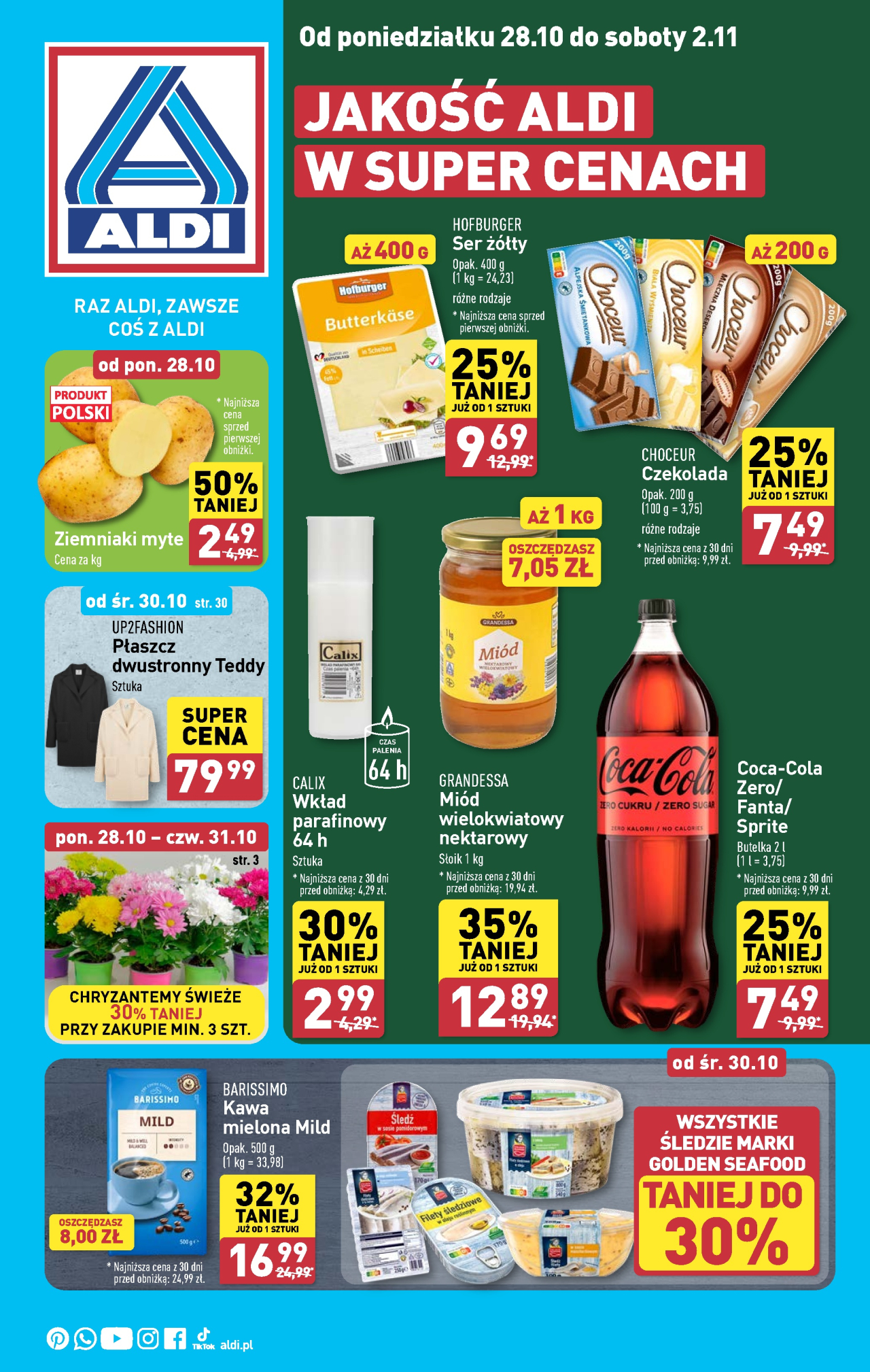 Aldi offerta - Pełna oferta od 28. 10. 2024