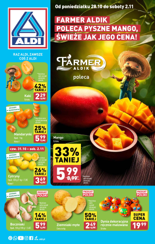 Aldi offerta - Farmer ALDIK poleca świeże owoce i warzywa