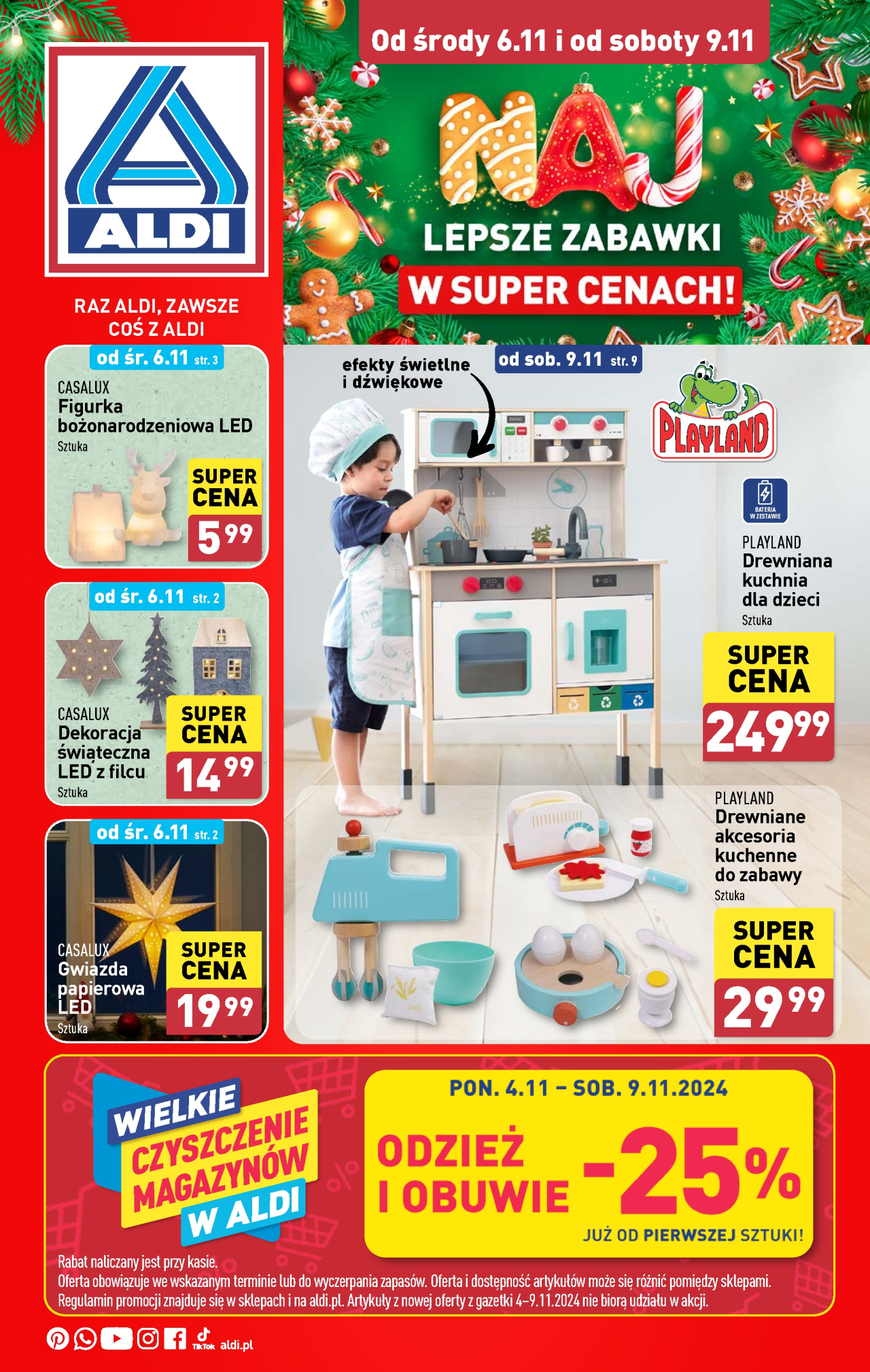 Aldi offerta - Artykuły przemysłowe i tekstylia od 6. 11. 2024