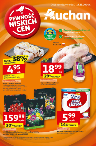 Auchan gazetka - Pewność Niskich Cen Hipermarket Auchan