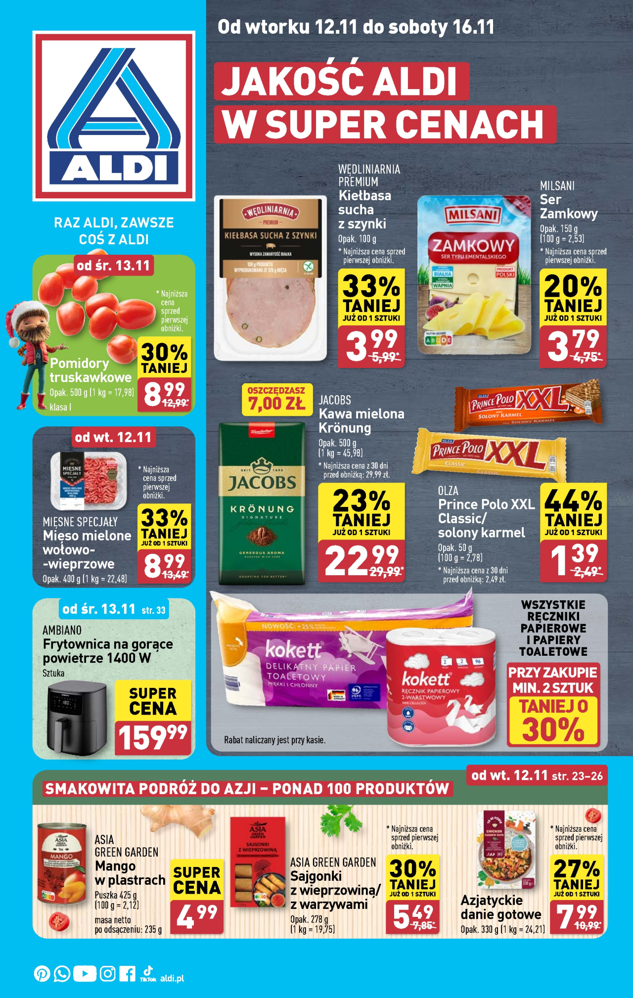 Aldi offerta - Pełna oferta od 12. 11. 2024