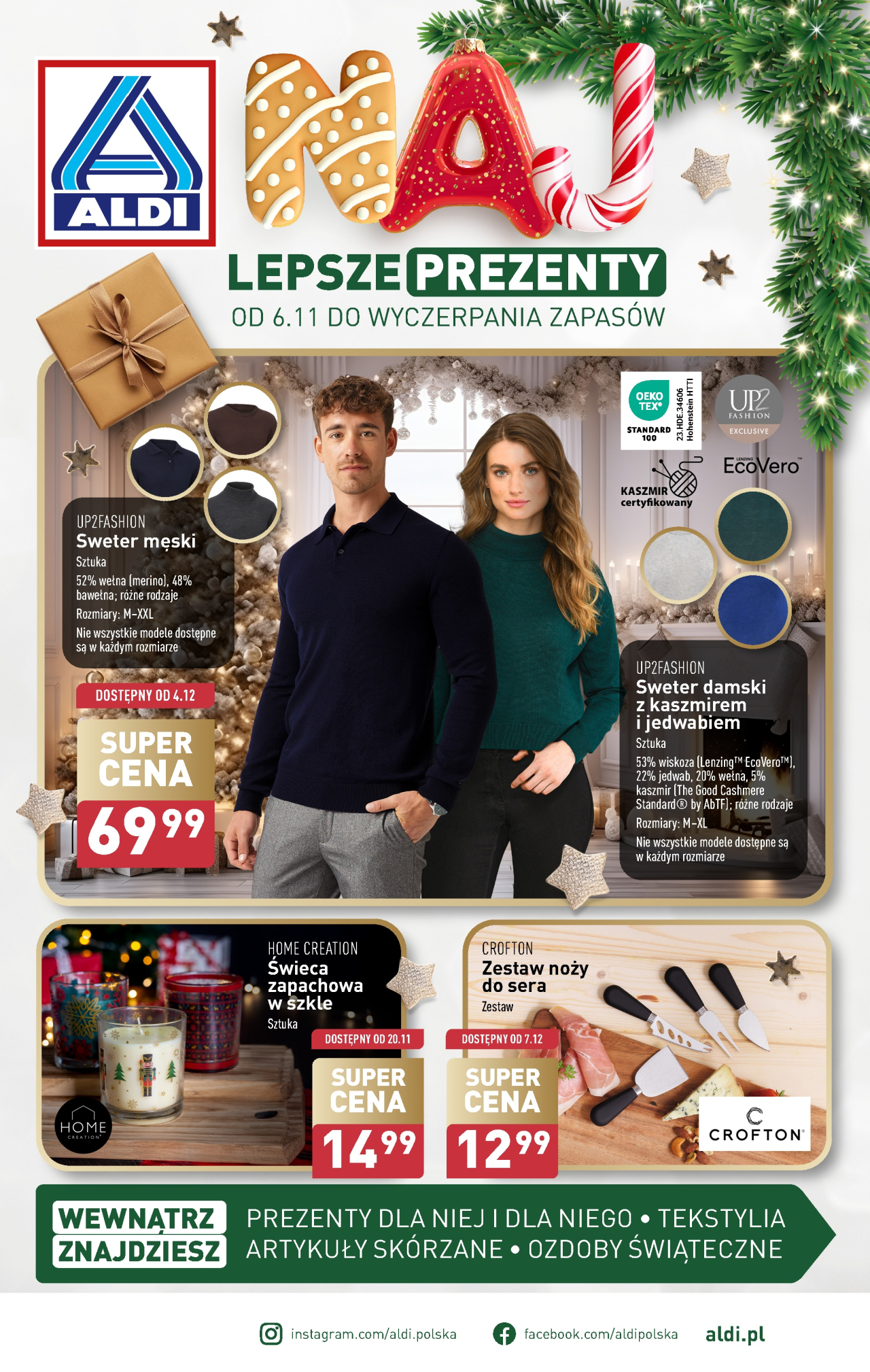 Aldi offerta - Najlepsze prezenty od 6. 11. 2024