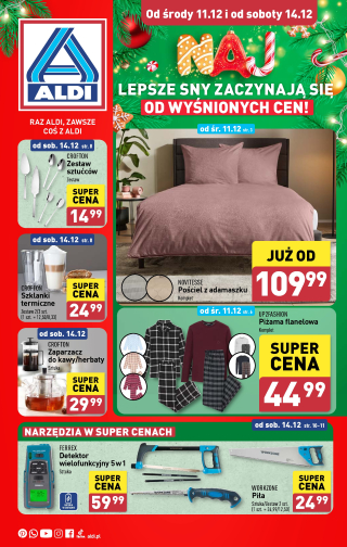 Akční leták Aldi offerta - Artykuły przemysłowe i tekstylia