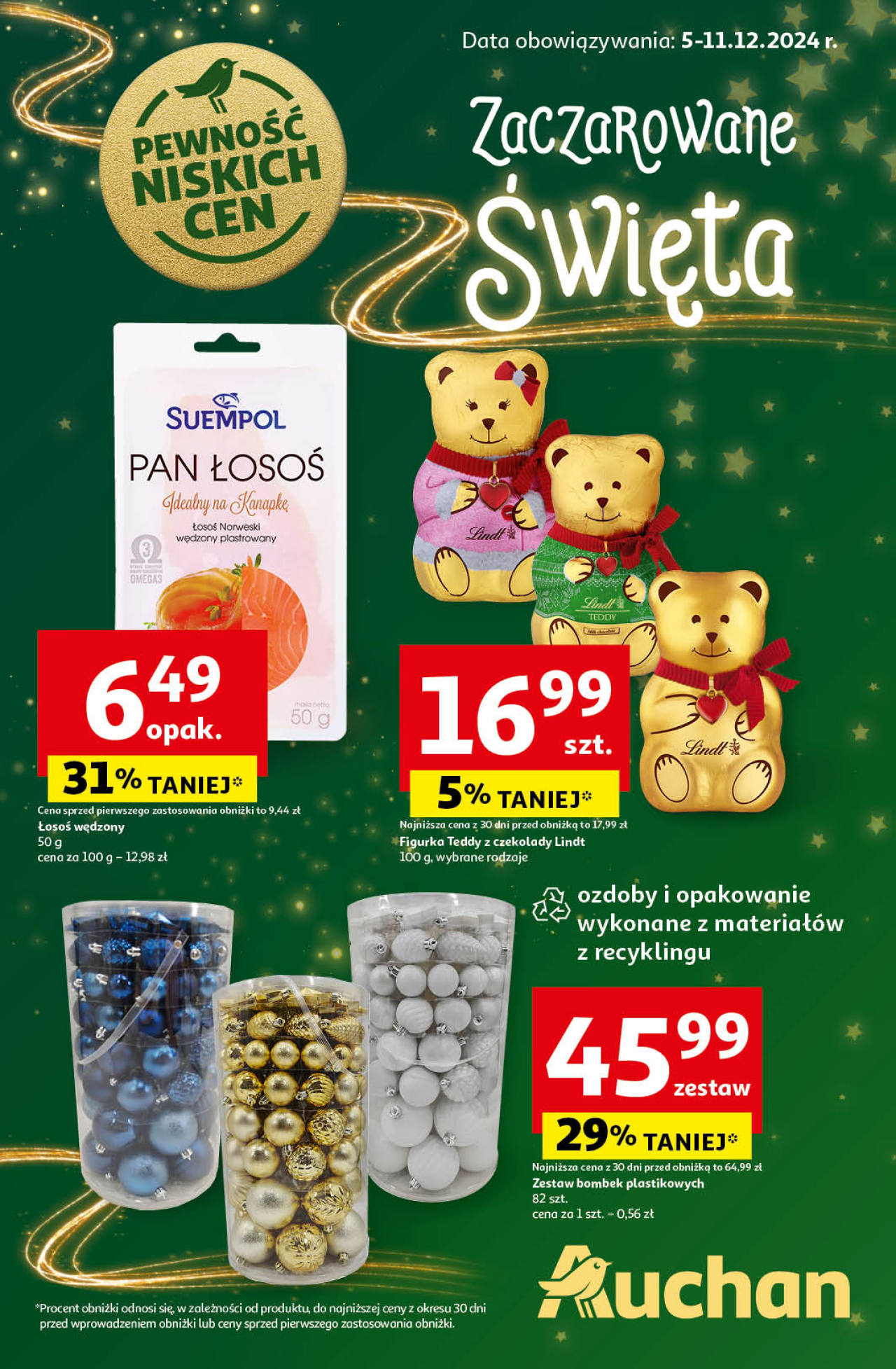 Auchan gazetka - Gazetka Pewność Niskich Cen Hipermarket Auchan od 5. 12. 2024