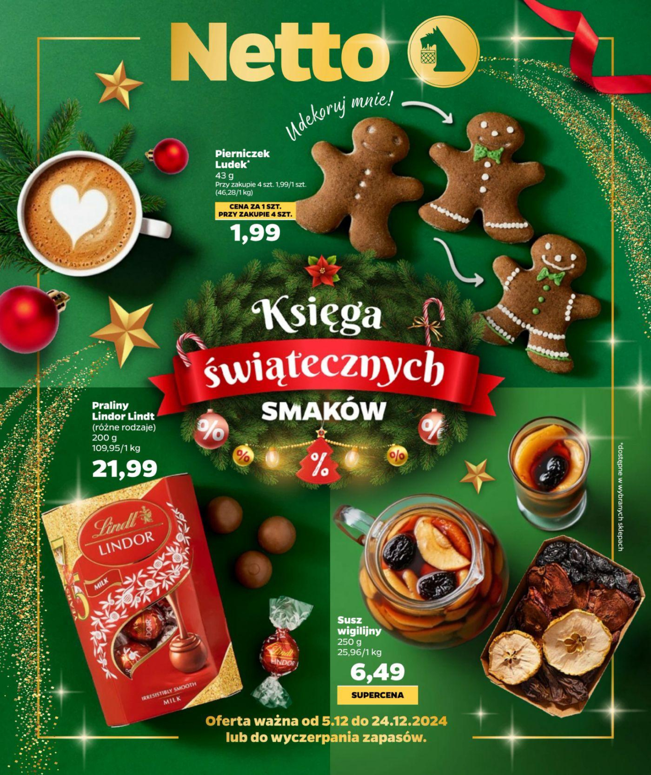 Netto katalog - Ksiega światecznych smaków od 5. 12. 2024