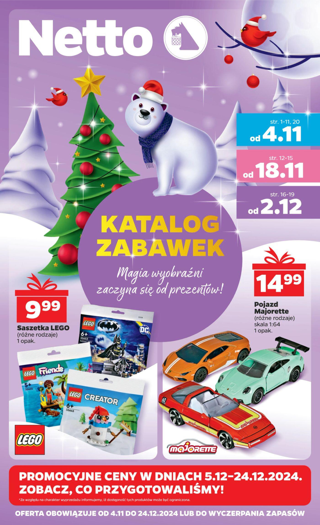 Netto katalog - Zabawki od 5. 12. 2024