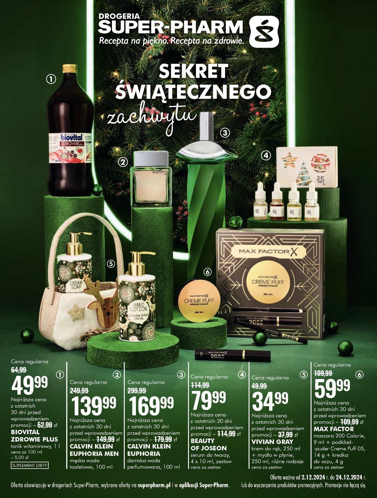 Super-Pharm gazetka - Sekret świątecznego zachwytu od 2. 12. 2024