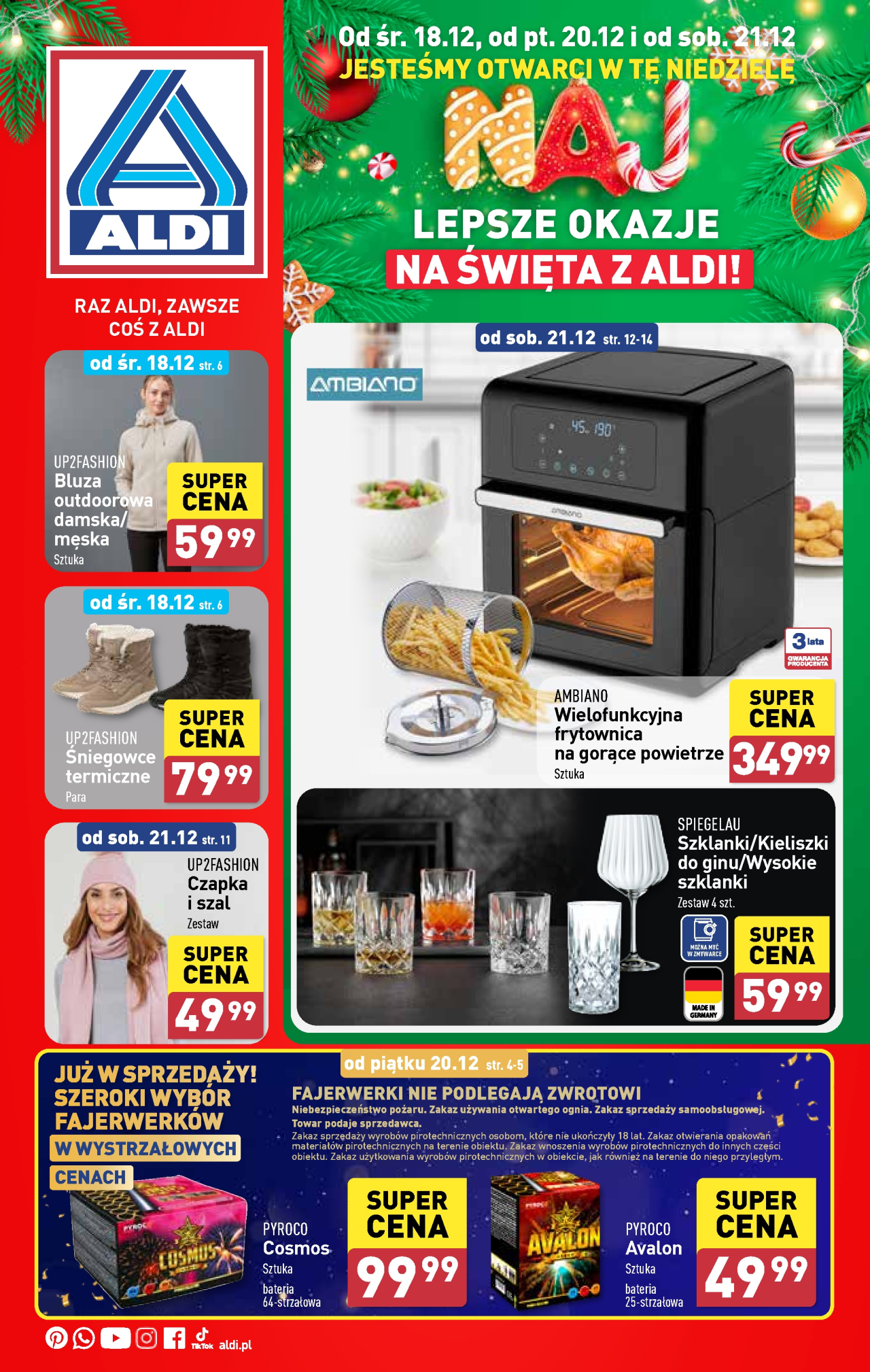 Aldi offerta - Artykuły przemysłowe i tekstylia od 18. 12. 2024