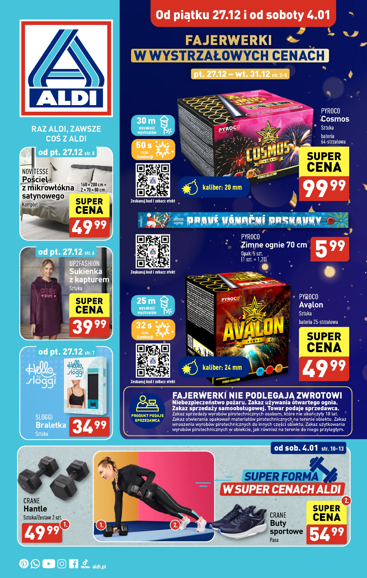 Aldi offerta - Artykuły przemysłowe i tekstylia od 27. 12. 2024