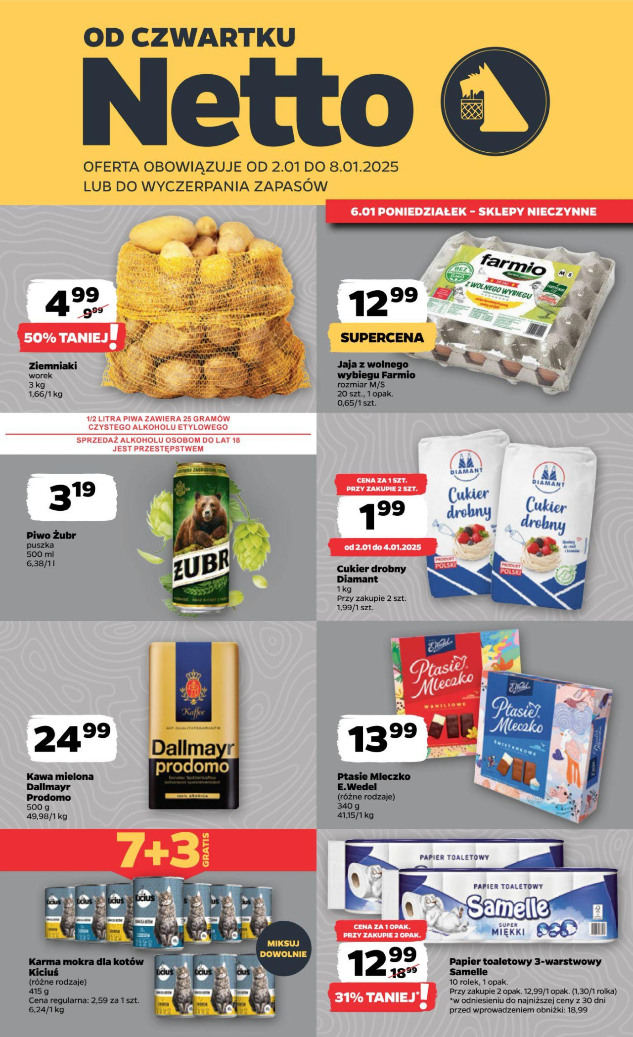 Netto gazetka - Food & Non food od 2. 01. 2025