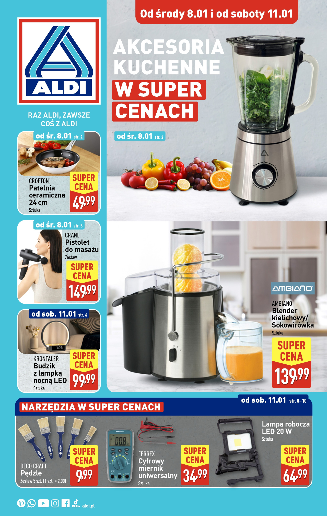 Aldi offerta -  Artykuły przemysłowe i tekstylia od 8. 01. 2025