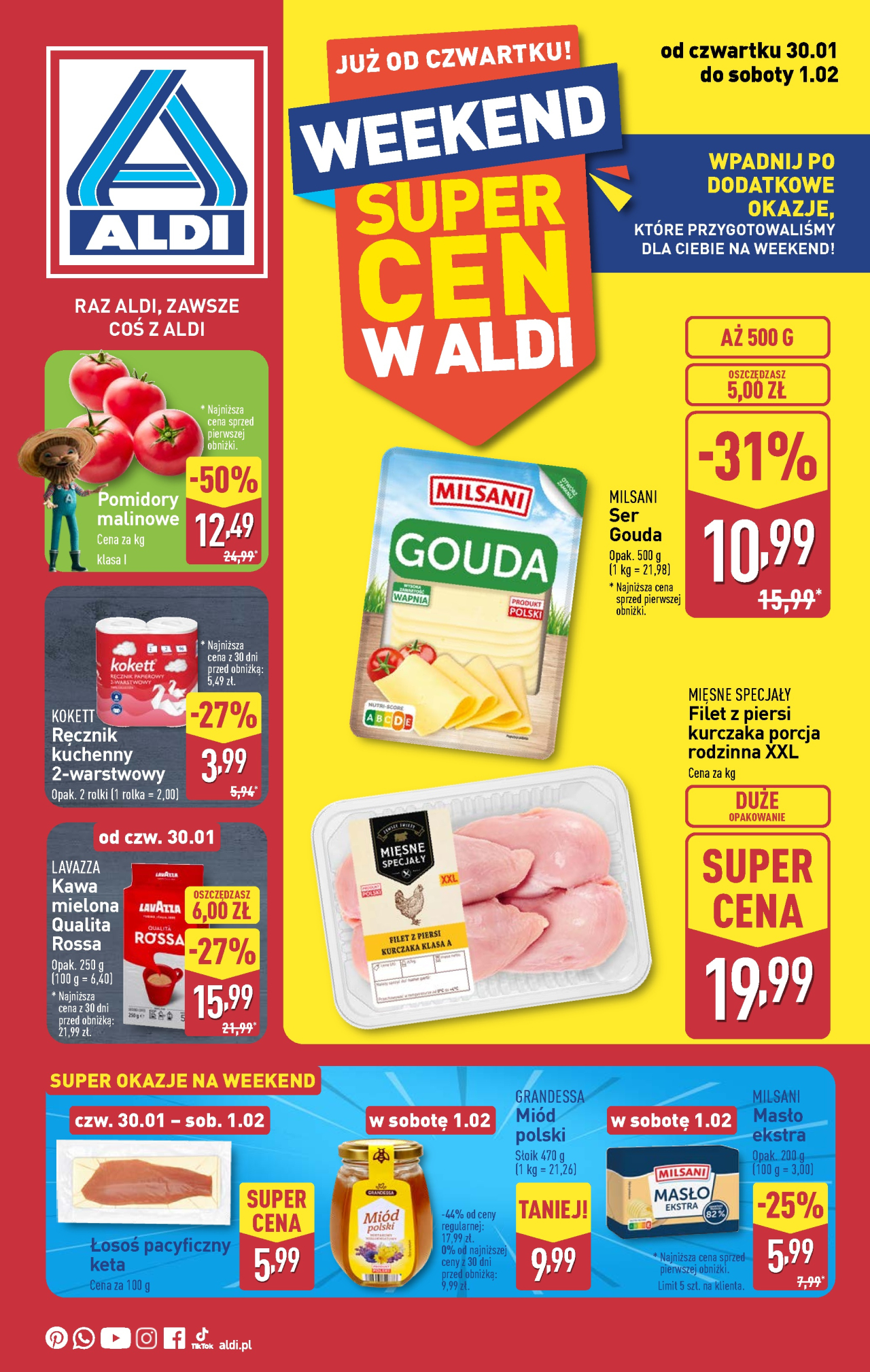 Aldi offerta - Okazje na weekend od 30. 01. 2025