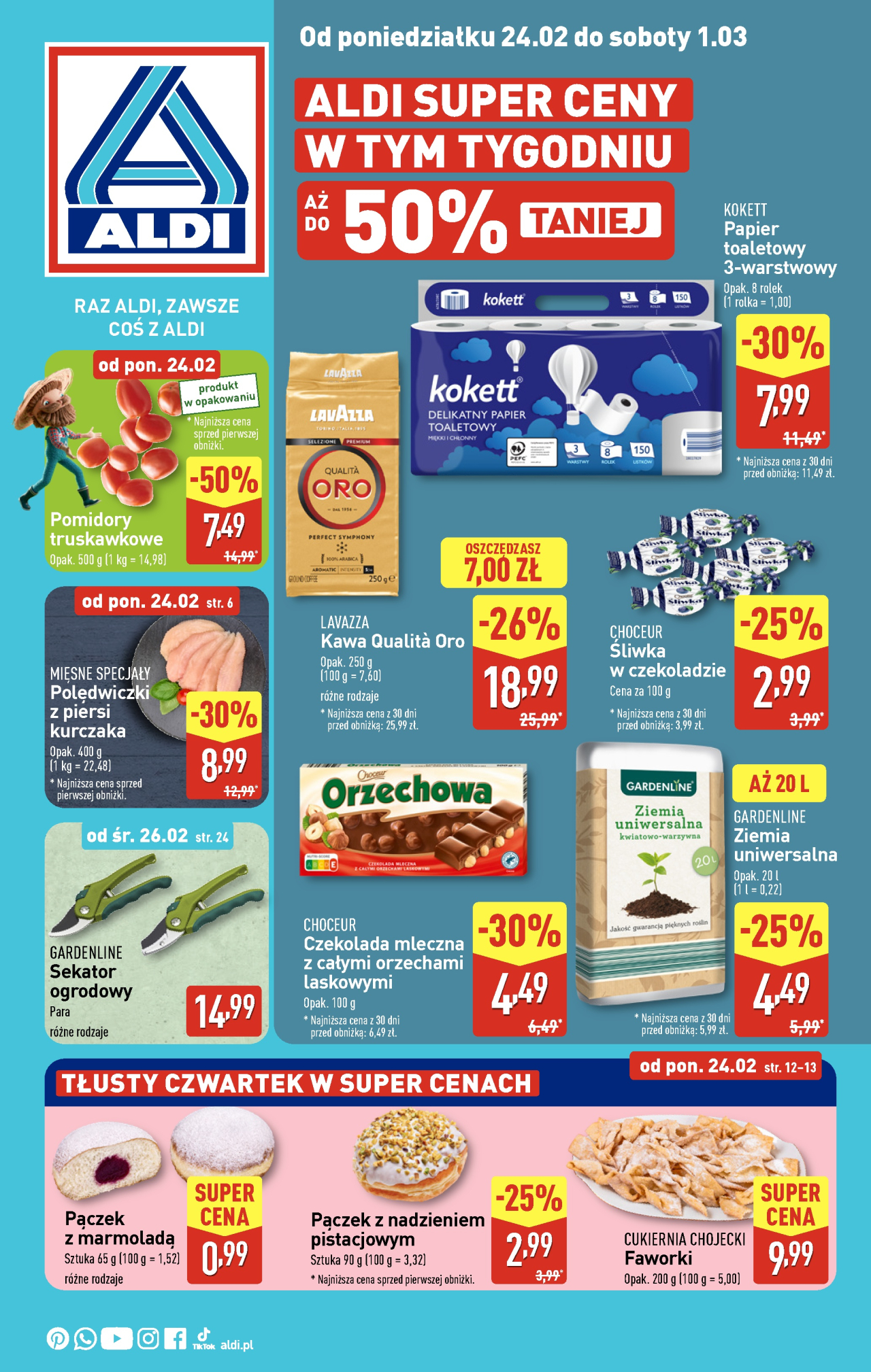 Aldi offerta - Pełna oferta od 24. 02. 2025