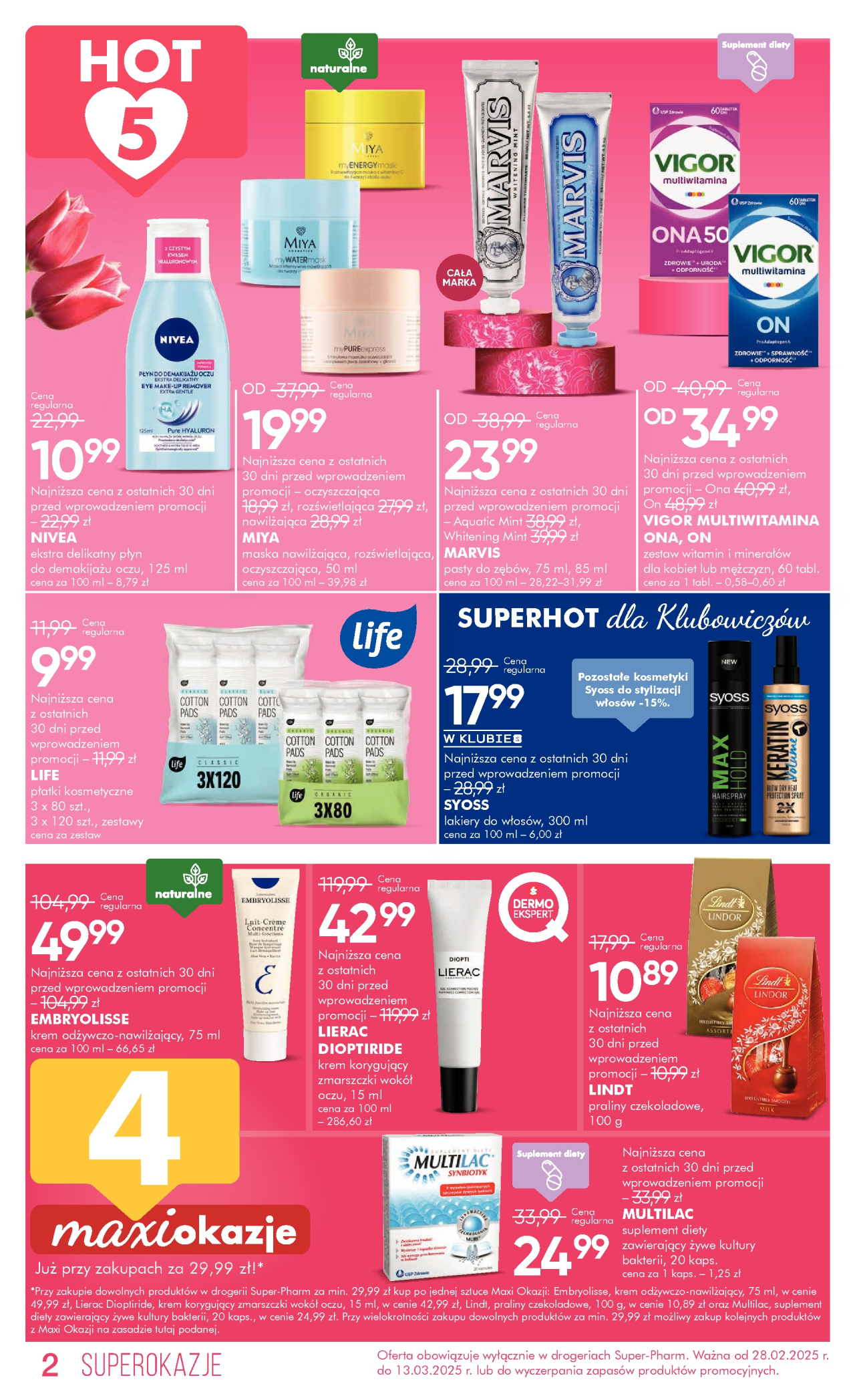 Super Pharm promocje
 od 28. 02. 2025