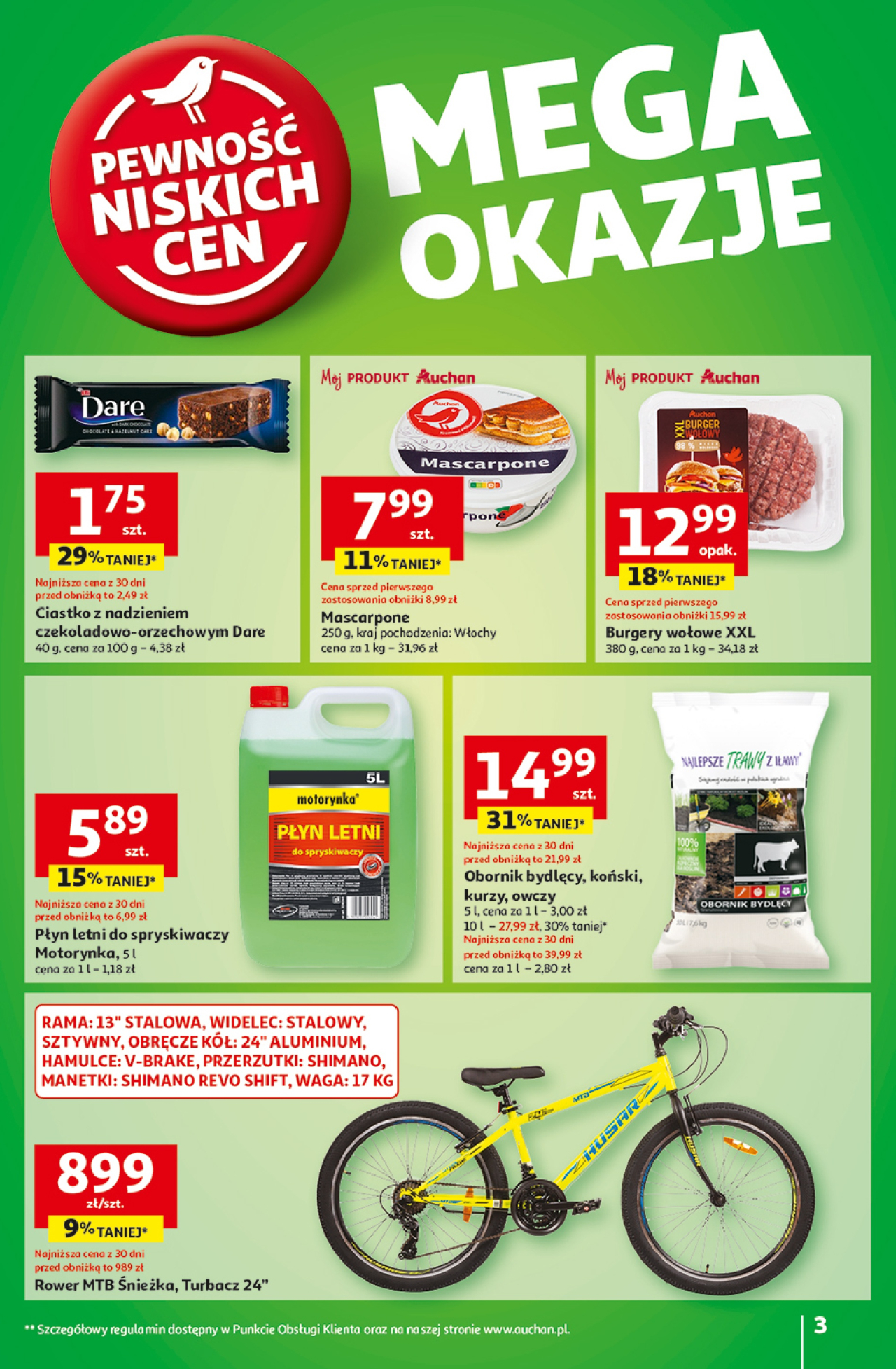 Auchan gazetka promocyjna
 od 13. 03. 2025