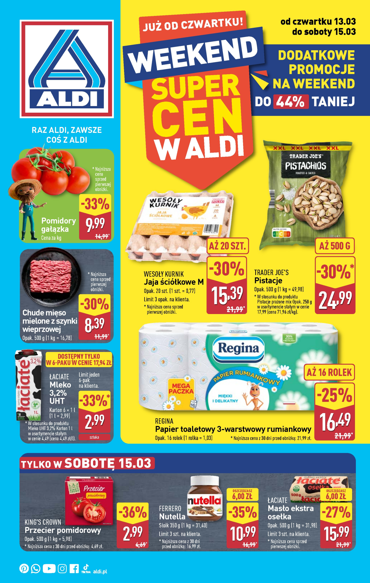 Aldi offerta - Okazje na weekend od 13. 03. 2025