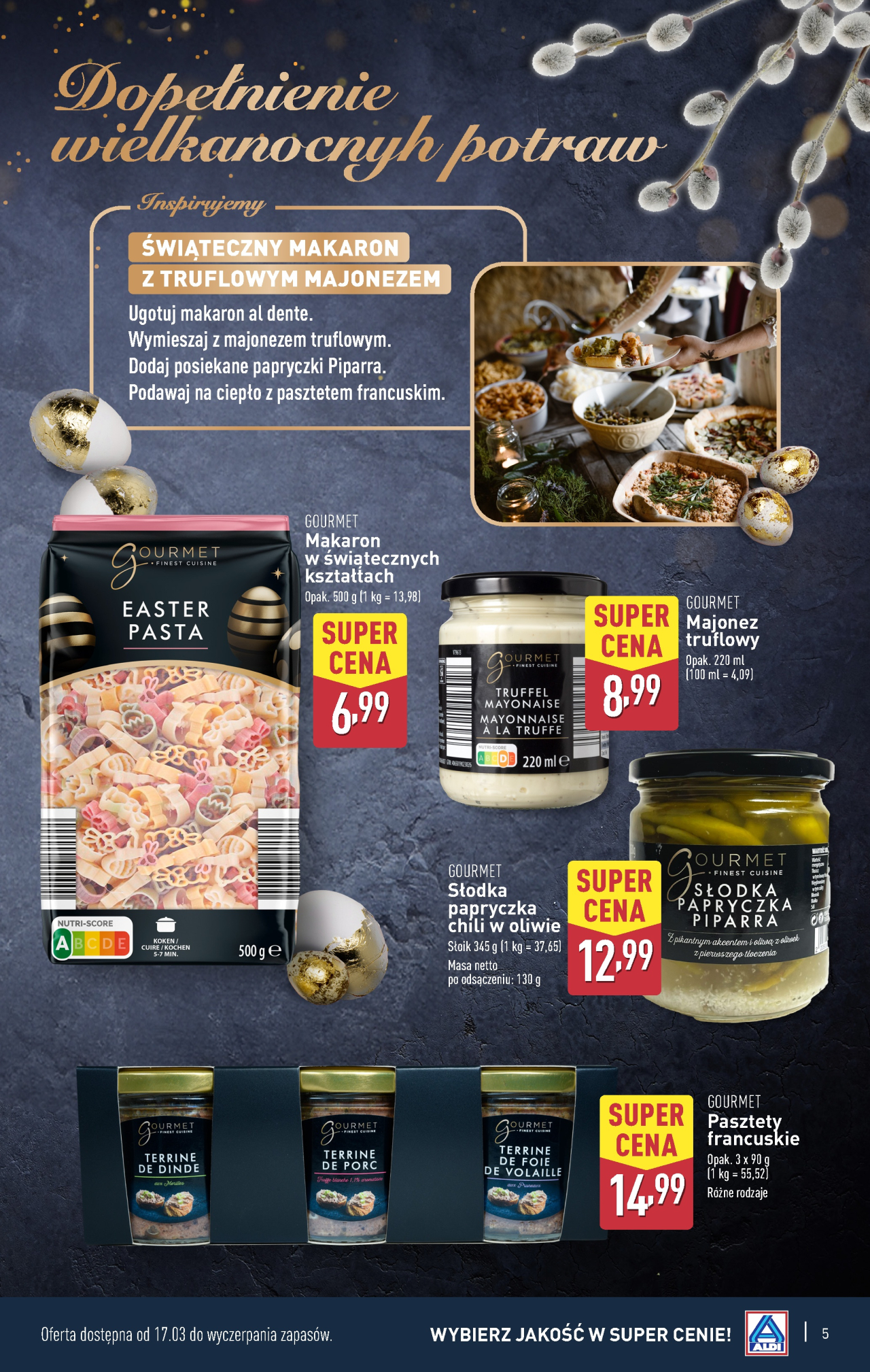 Aldi promocje
 od 17. 03. 2025