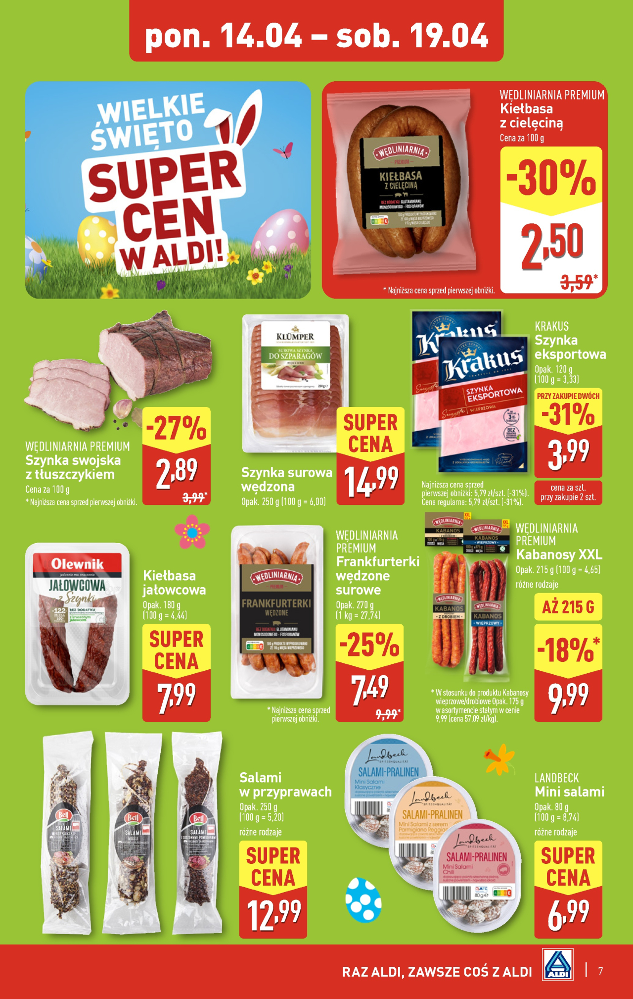 Aldi nowa gazetka
 od 14. 04. 2025