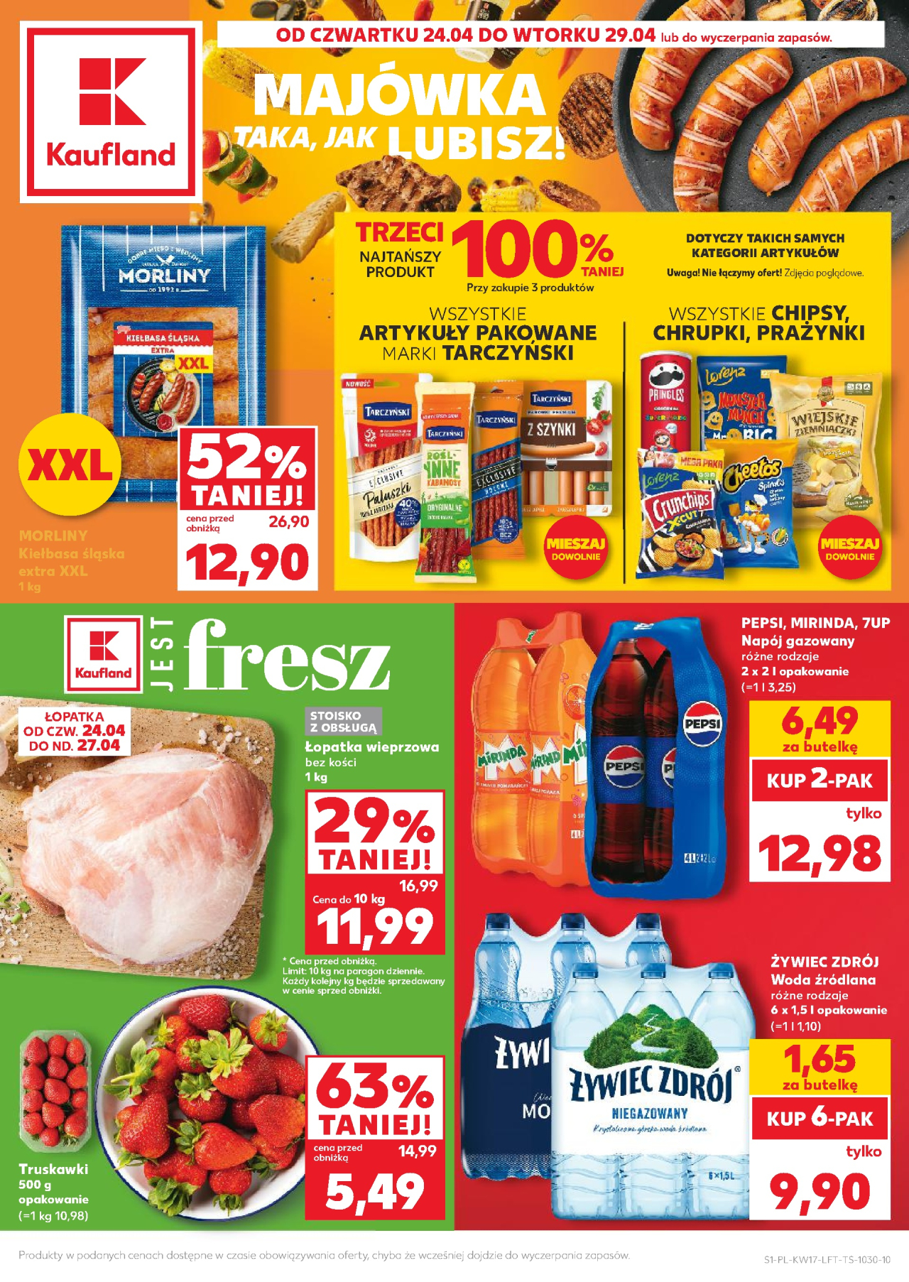 Kaufland gazetka Hajnówka od 24. 04. 2025