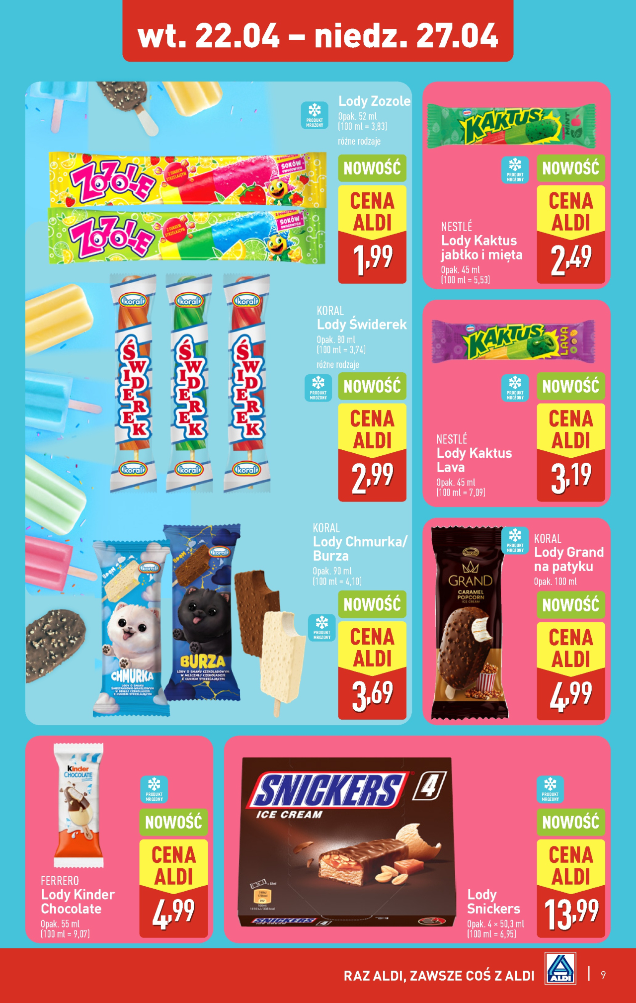 Aldi iulotka
 od 22. 04. 2025