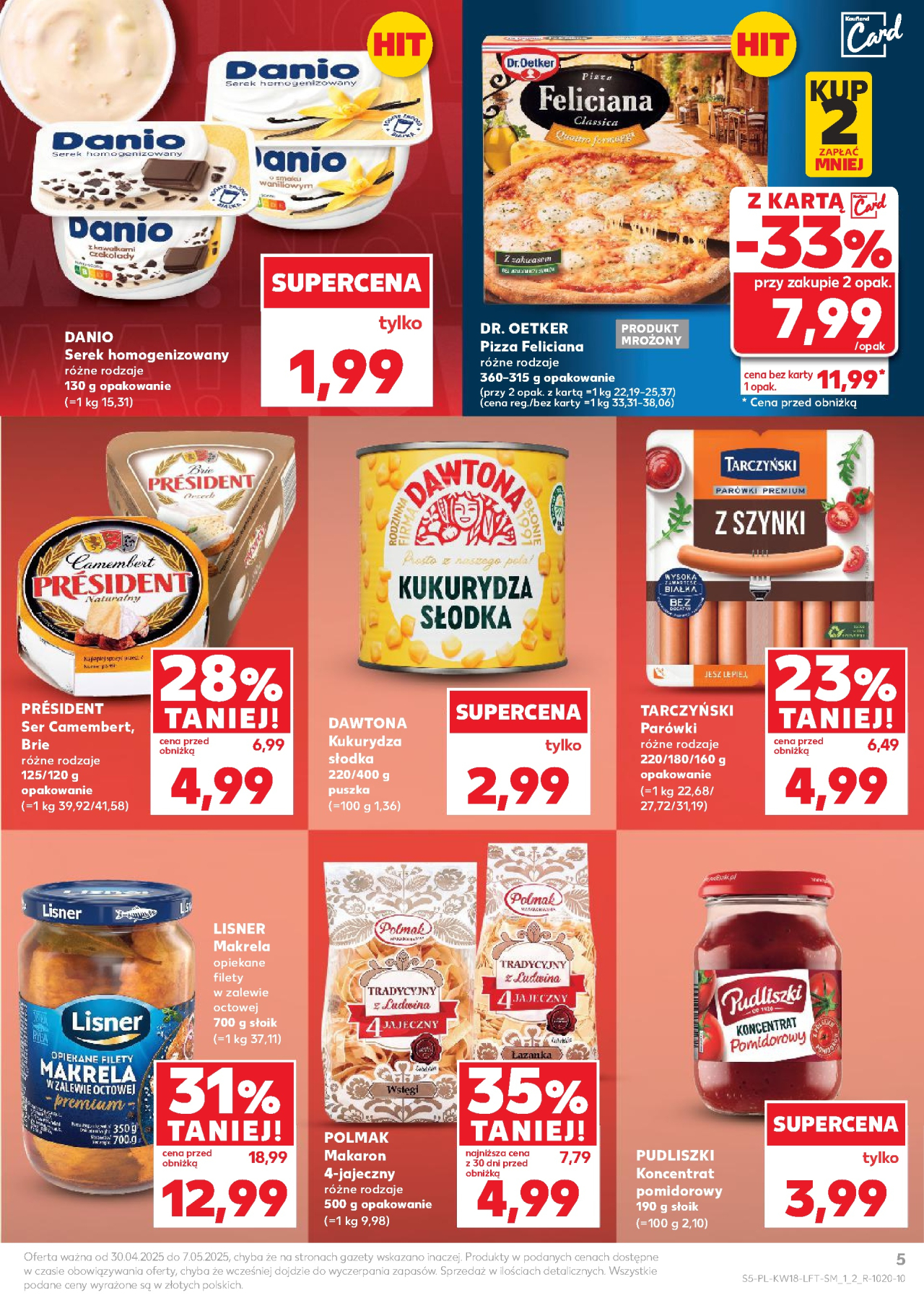 nowa gazetka Kaufland
 od 30. 04. 2025