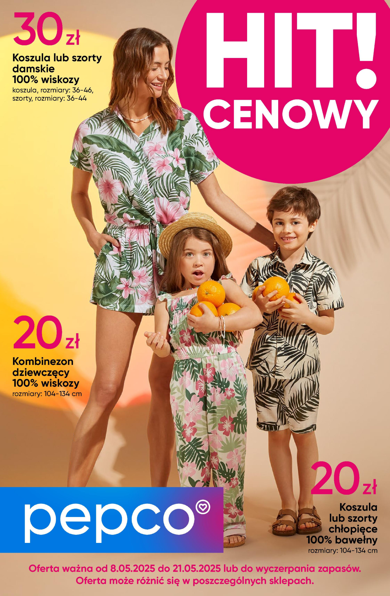 Pepco gazetka - Tropikalne wzory od 8. 05. 2025