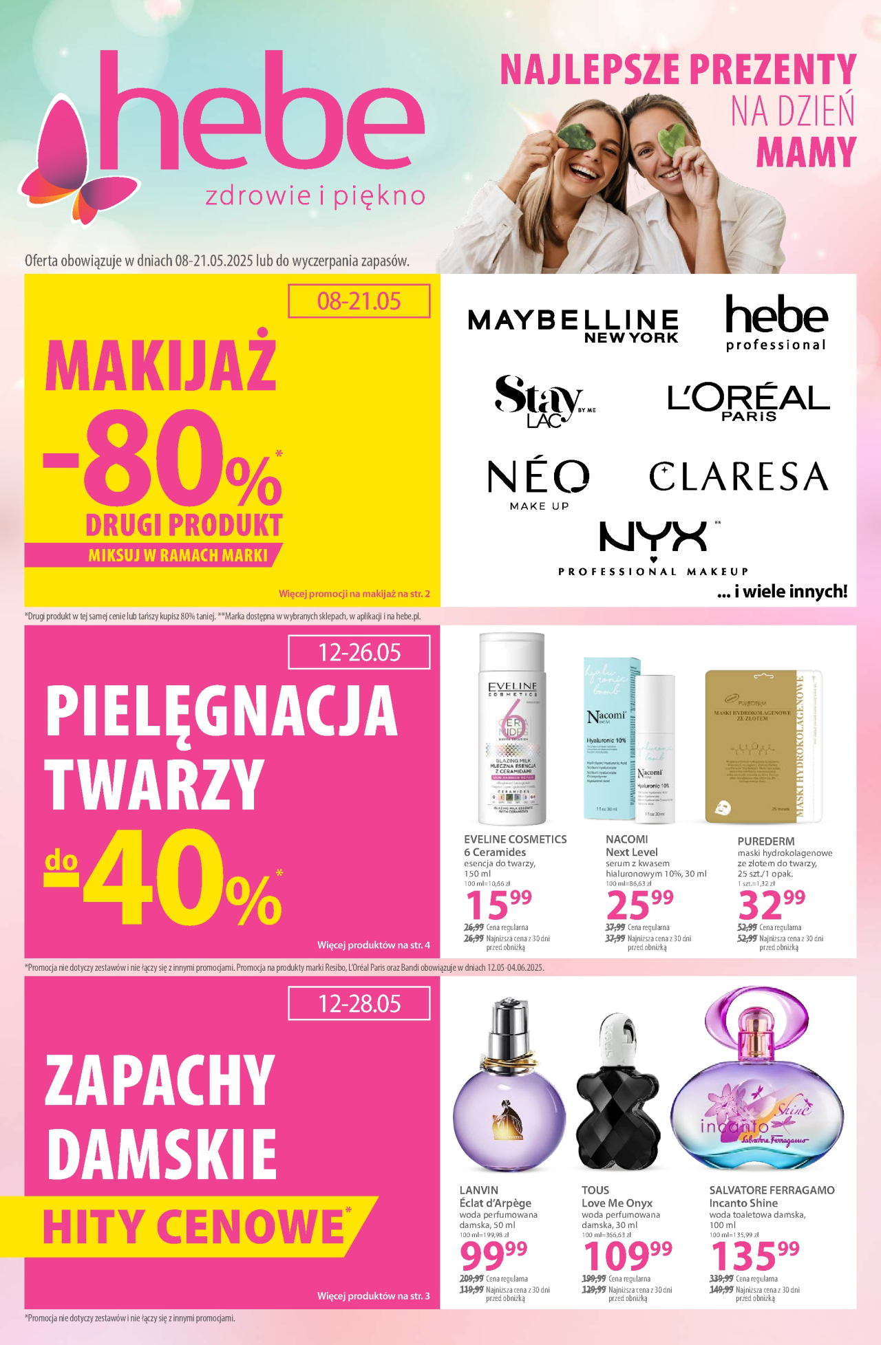 Hebe - drogerie gazetka od 8. 05. 2025