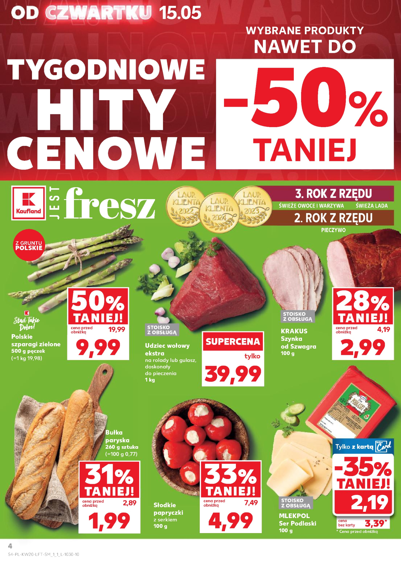 Kaufland iulotka
 od 15. 05. 2025