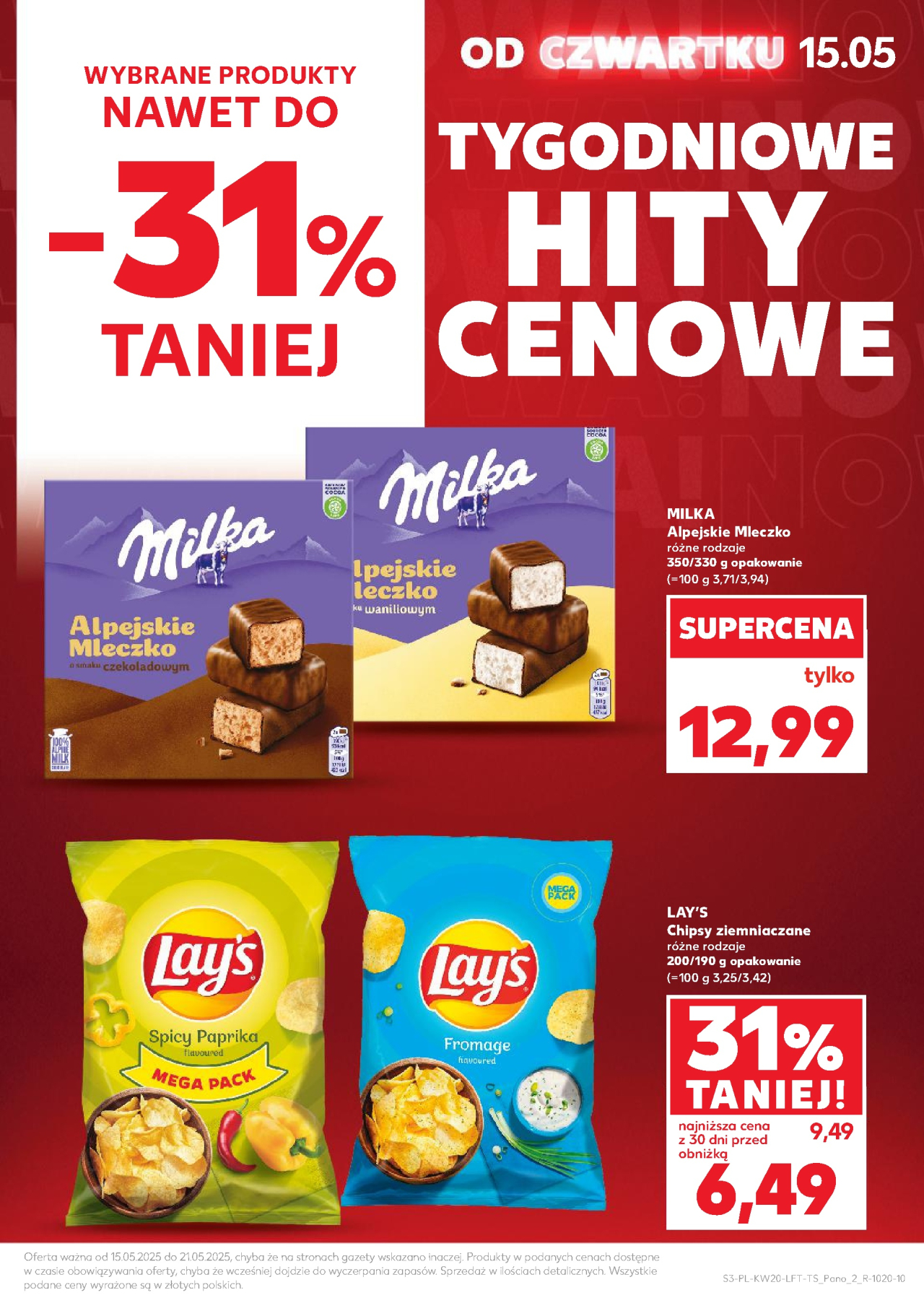 Kaufland gazetka od jutra
 od 15. 05. 2025