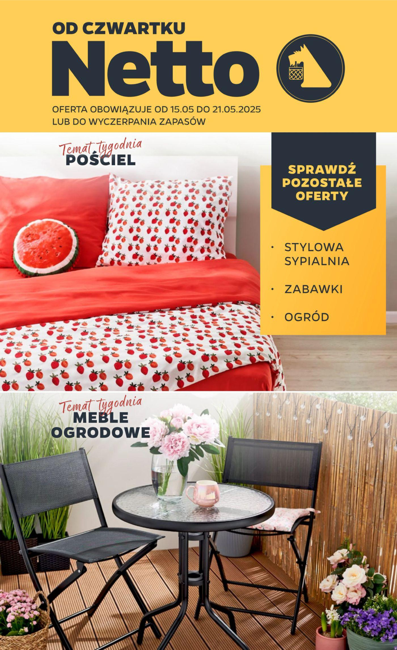 Netto gazetka - Non food od 15. 05. 2025