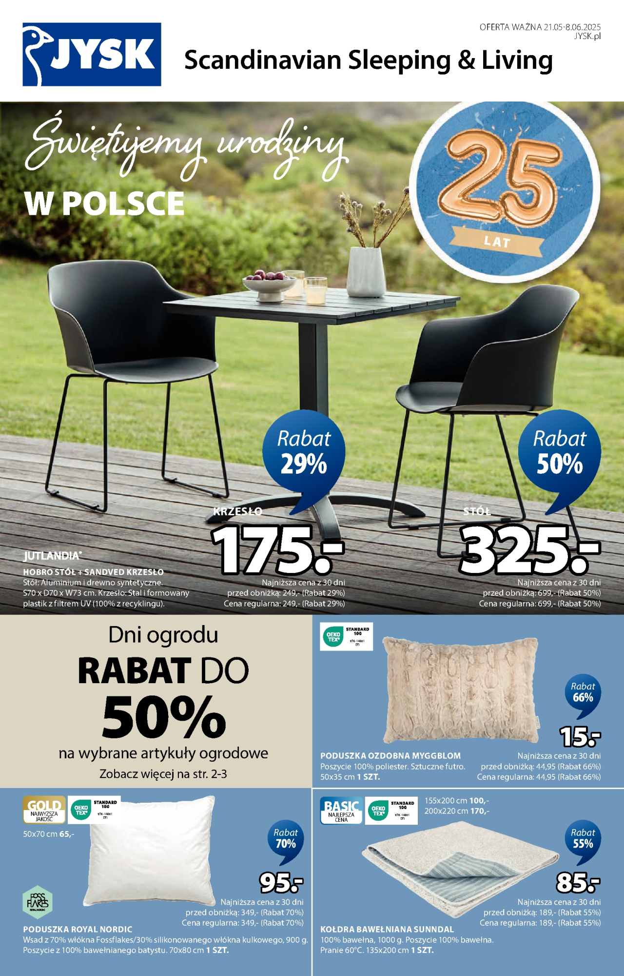 Jysk gazetka od 21. 05. 2025