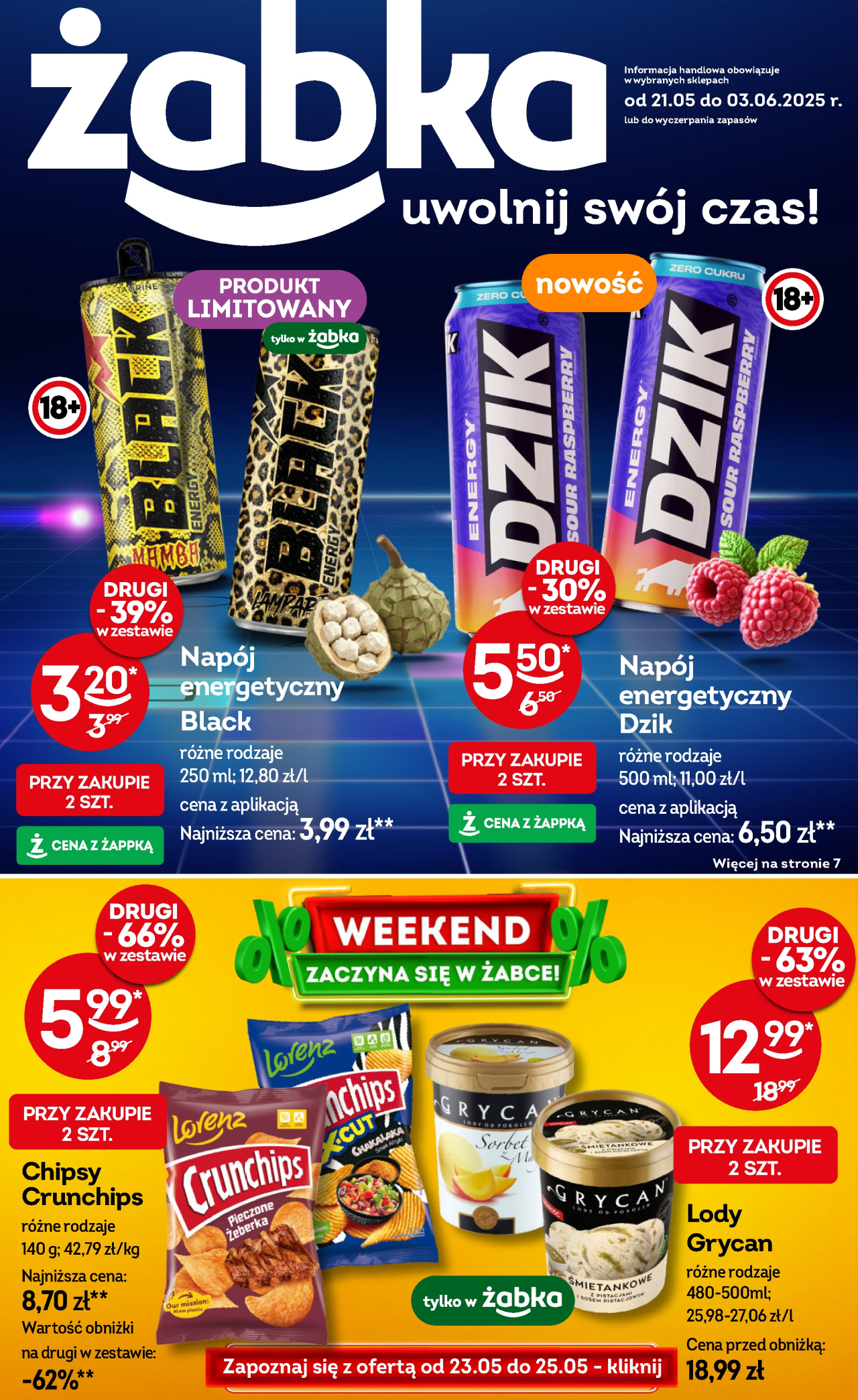 Żabka gazetka od 21. 05. 2025