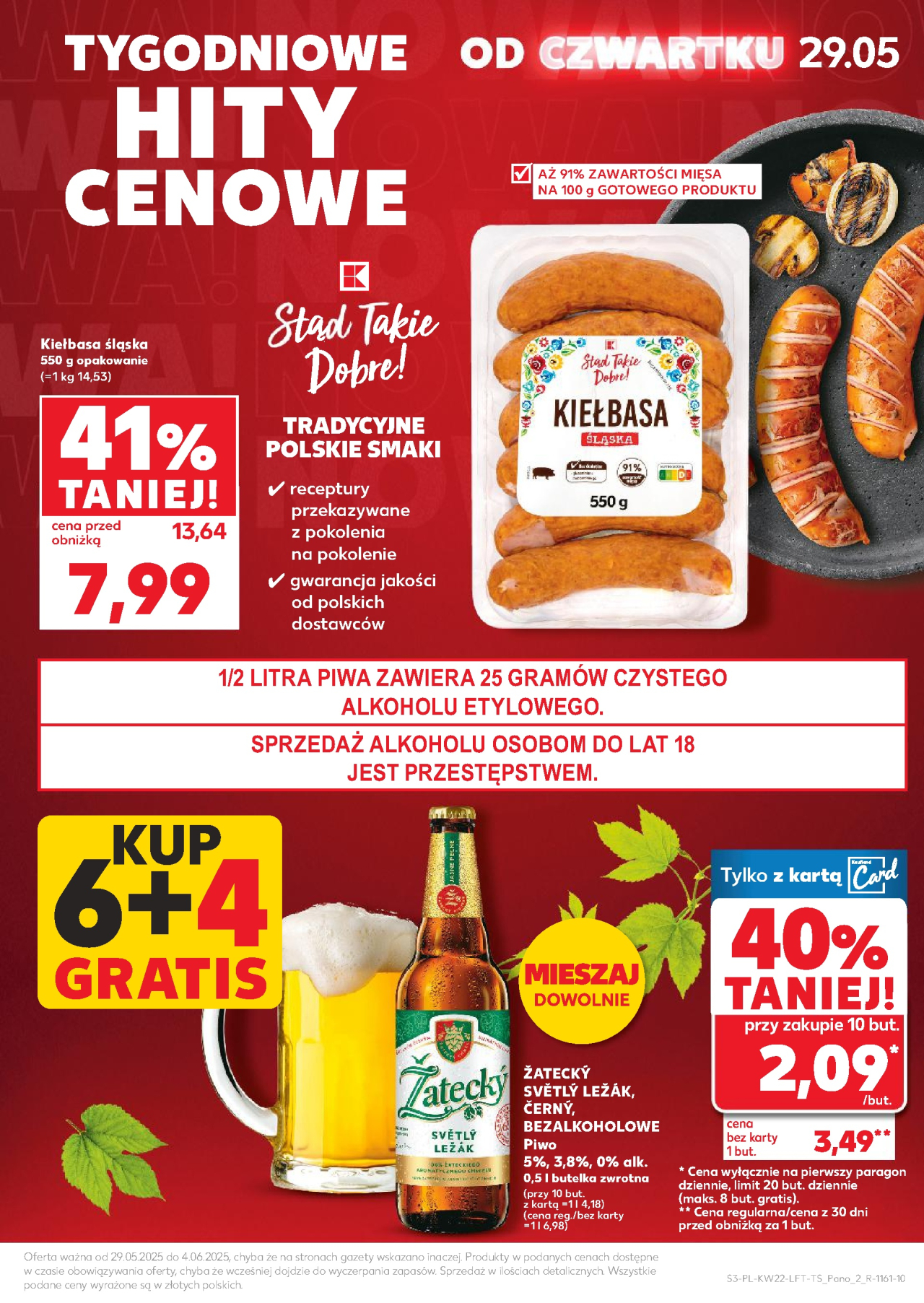 Kaufland gazetka od jutra
 od 29. 05. 2025