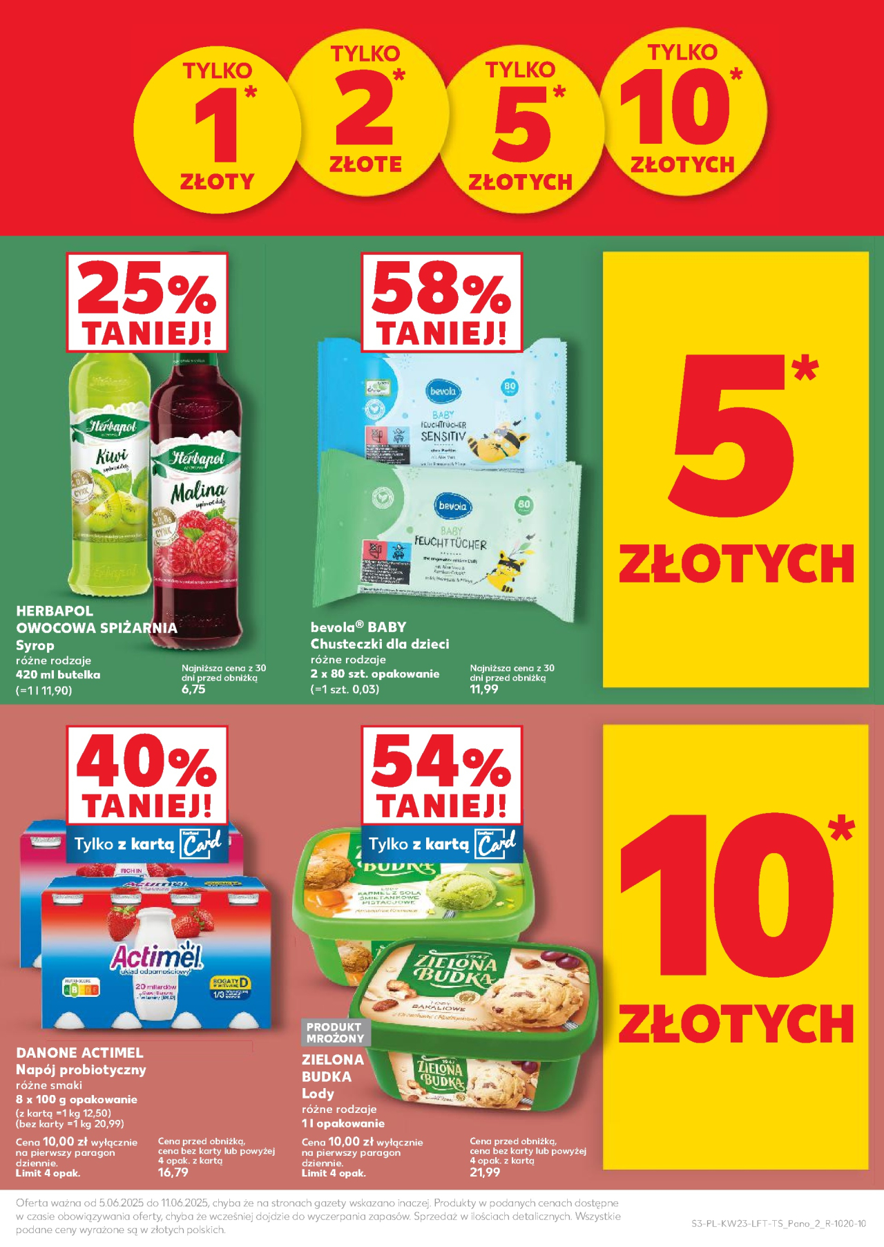 Kaufland gazetka od jutra
 od 5. 06. 2025