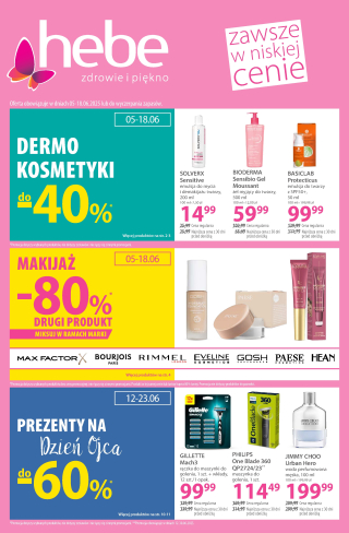 Hebe - drogerie gazetka