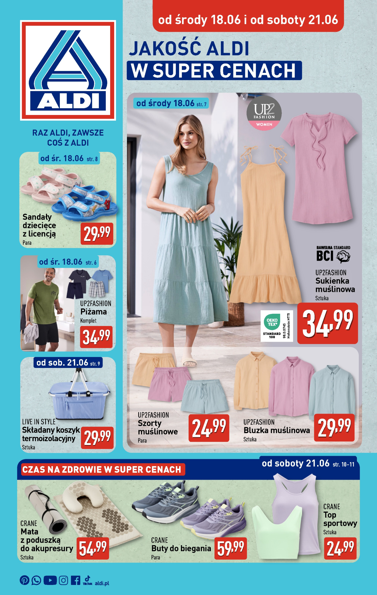 Aldi offerta - Artykuły przemysłowe i tekstylia od 18. 06. 2025