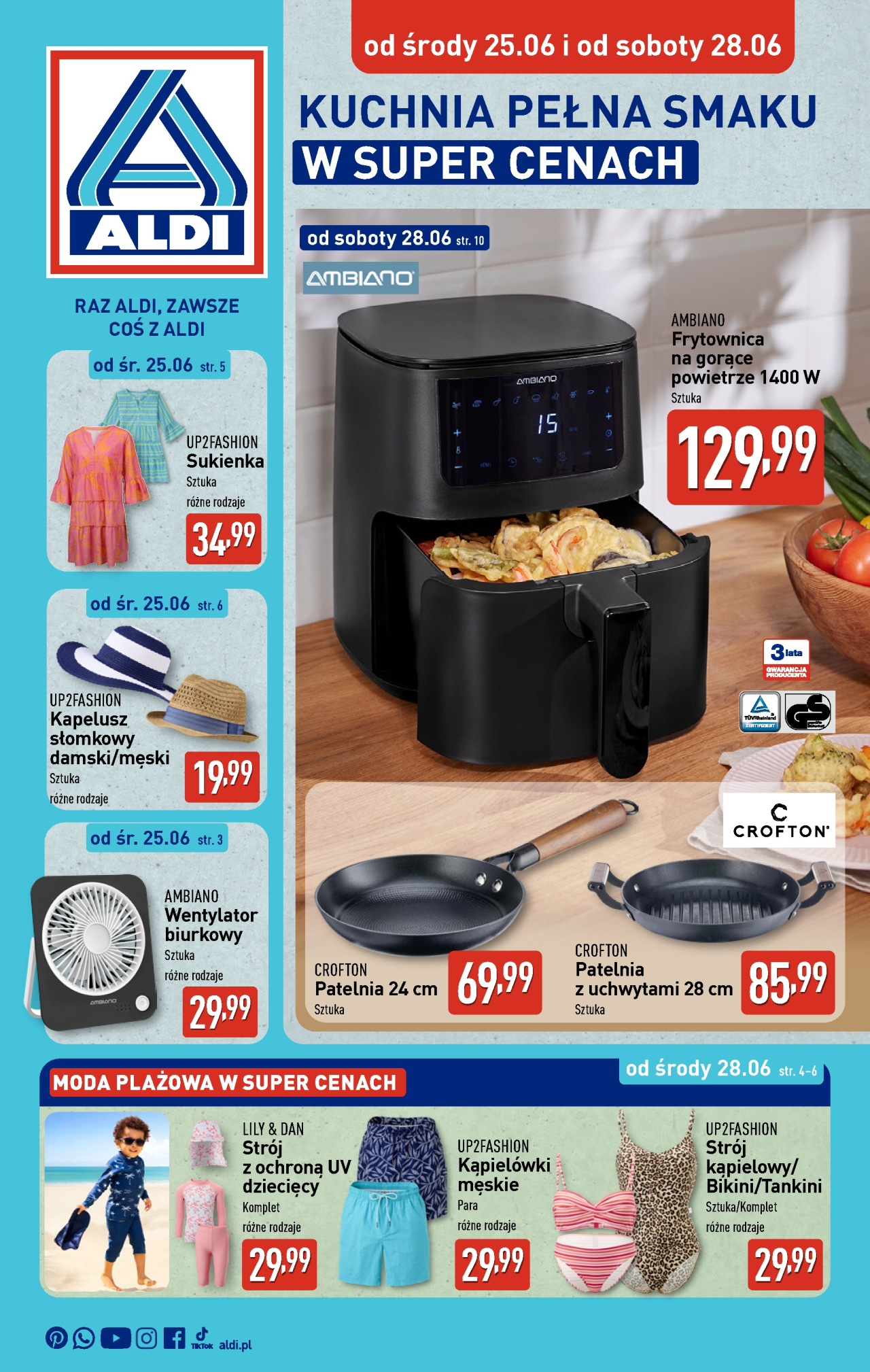 Aldi offerta - Artykuły przemysłowe i tekstylia od 25. 06. 2025