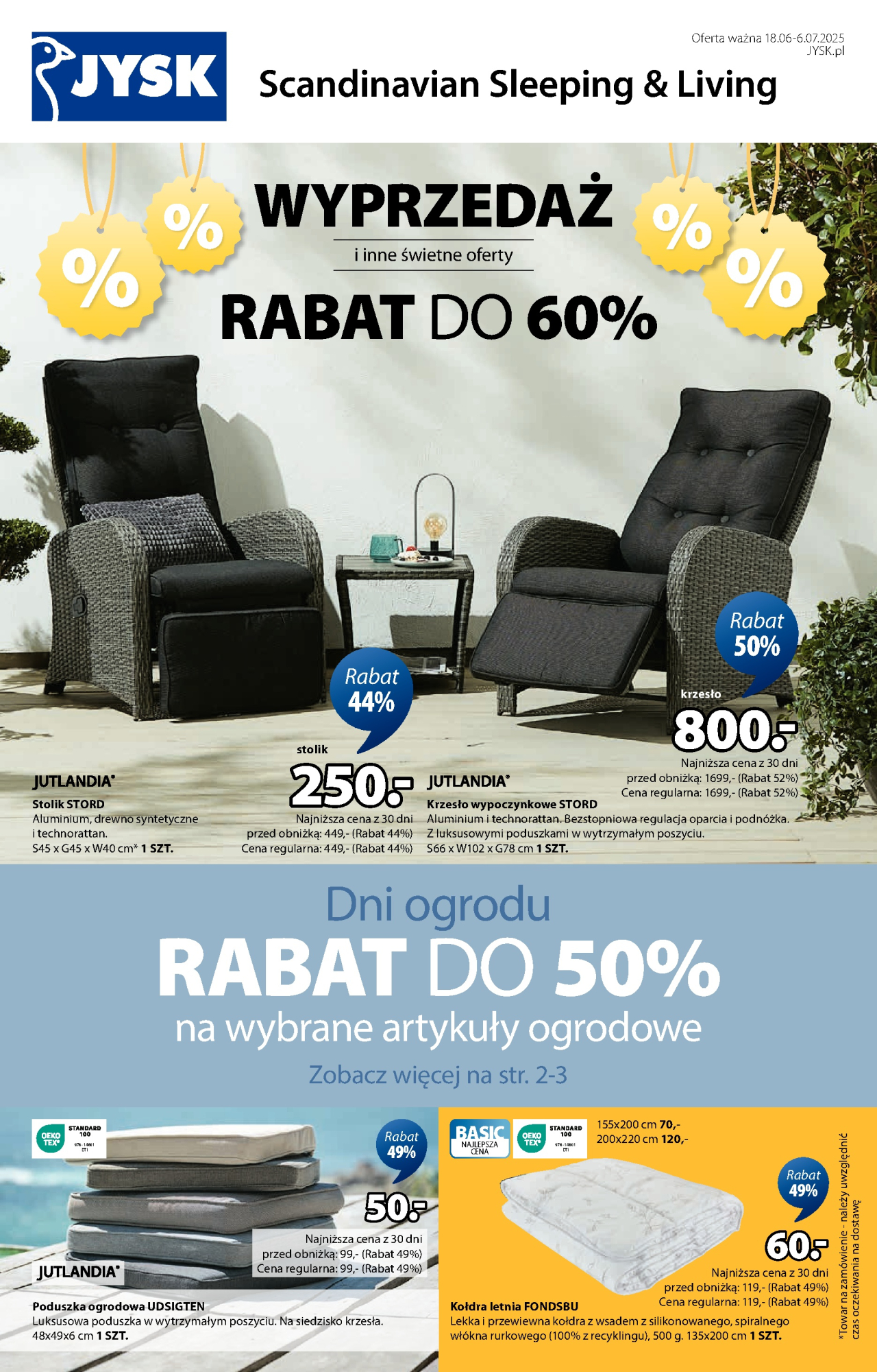 Jysk gazetka od 18. 06. 2025