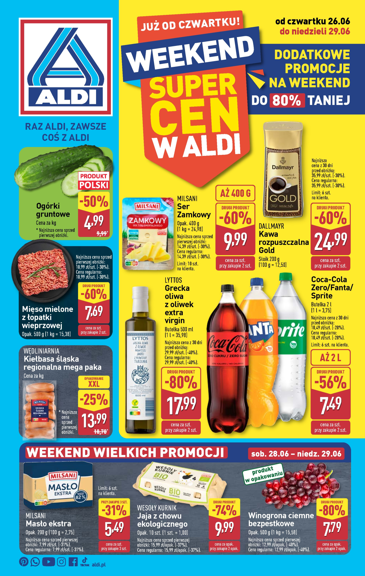 Aldi offerta - Oferta weekendowa od 26. 06. 2025