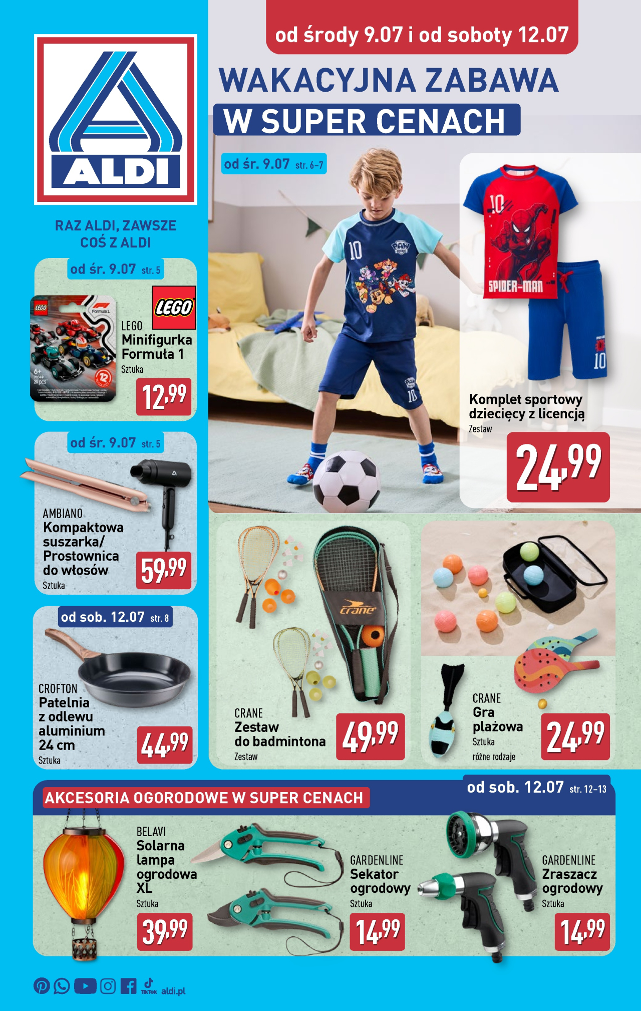 Aldi offerta - Artykuły przemysłowe i tekstylia od 9. 07. 2025
