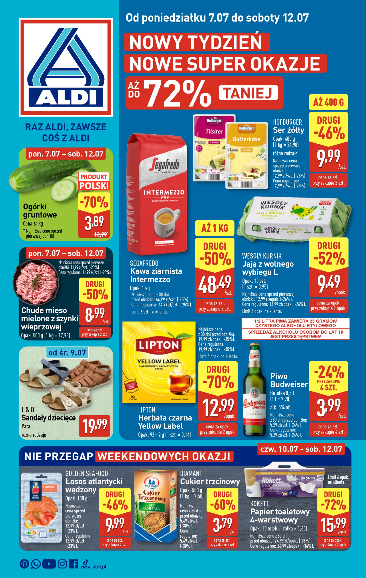 Aldi offerta - Pełna oferta od 7. 07. 2025