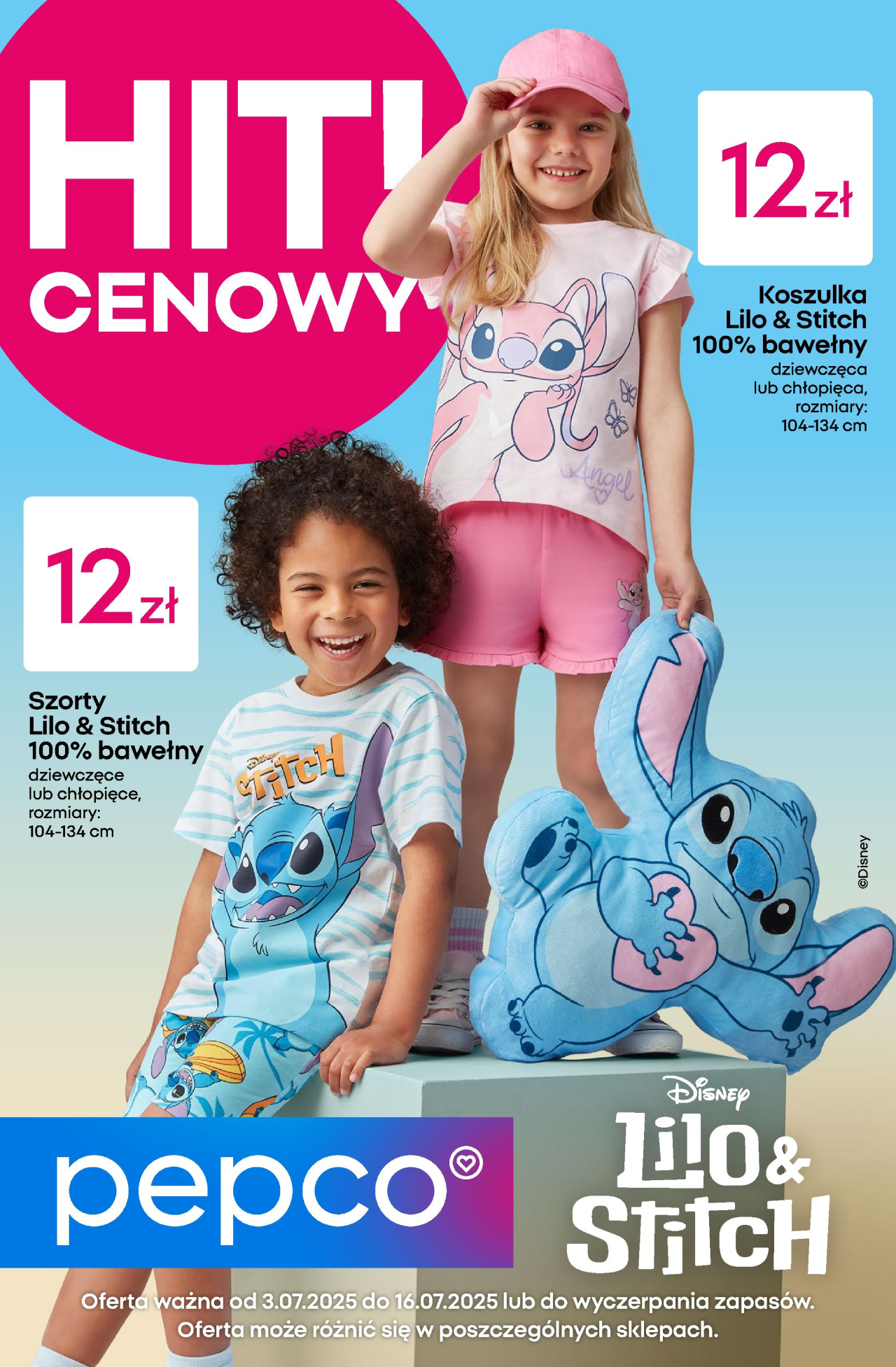 Pepco gazetka - Lilo & Stitch od 3. 07. 2025