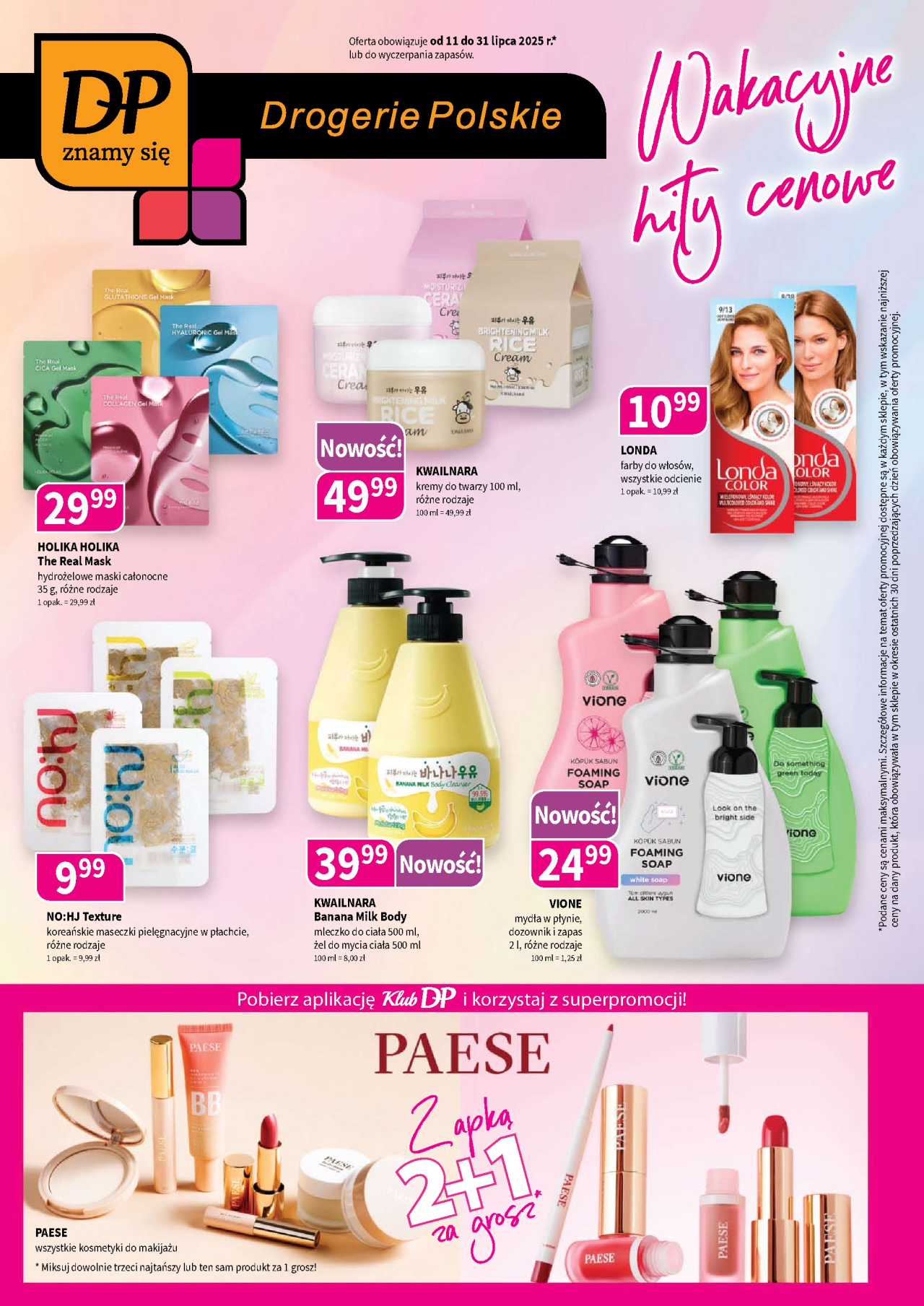 Drogerie Polskie gazetka od 11. 07. 2025