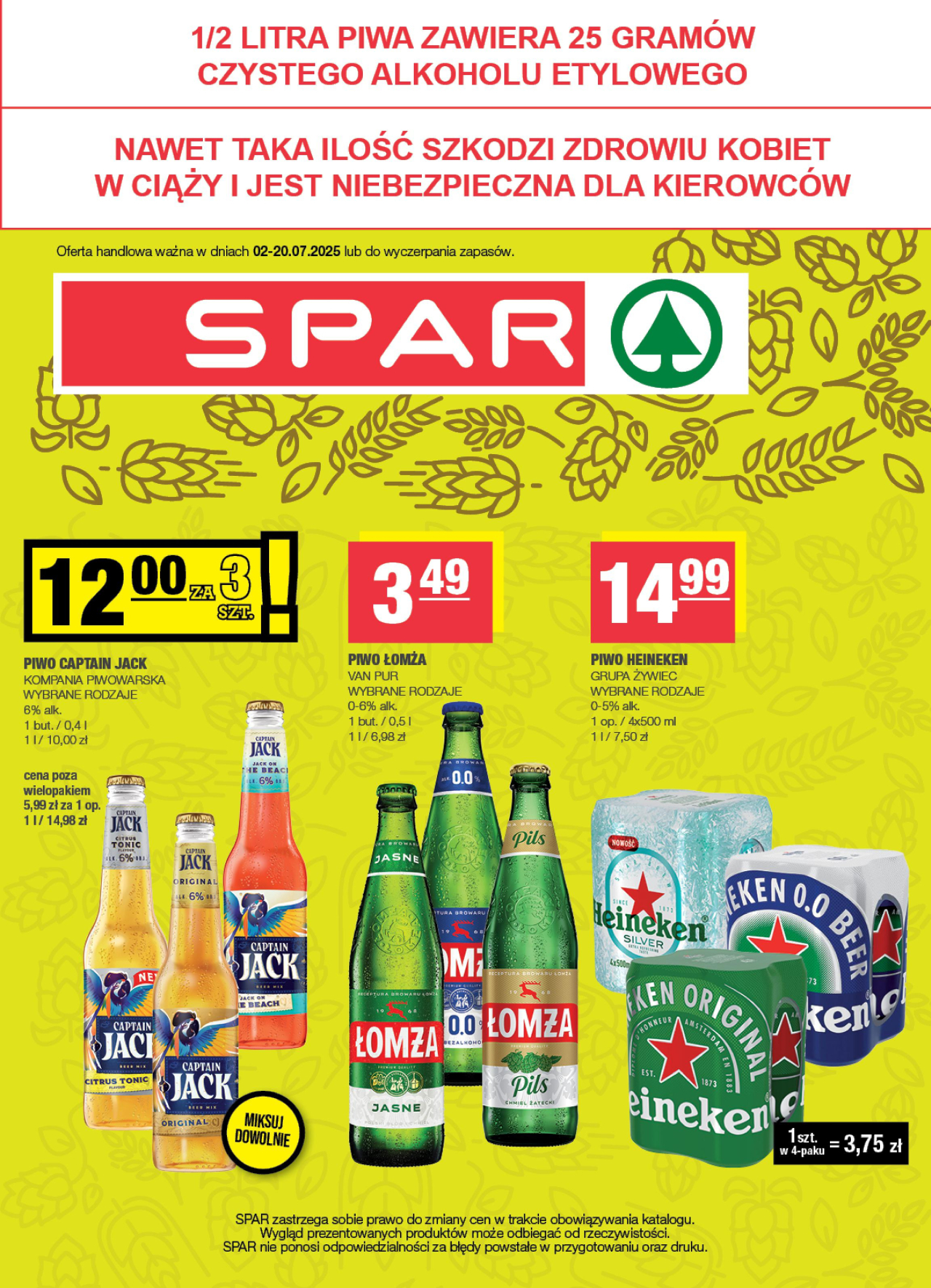 SPAR gazetka od 2. 07. 2025