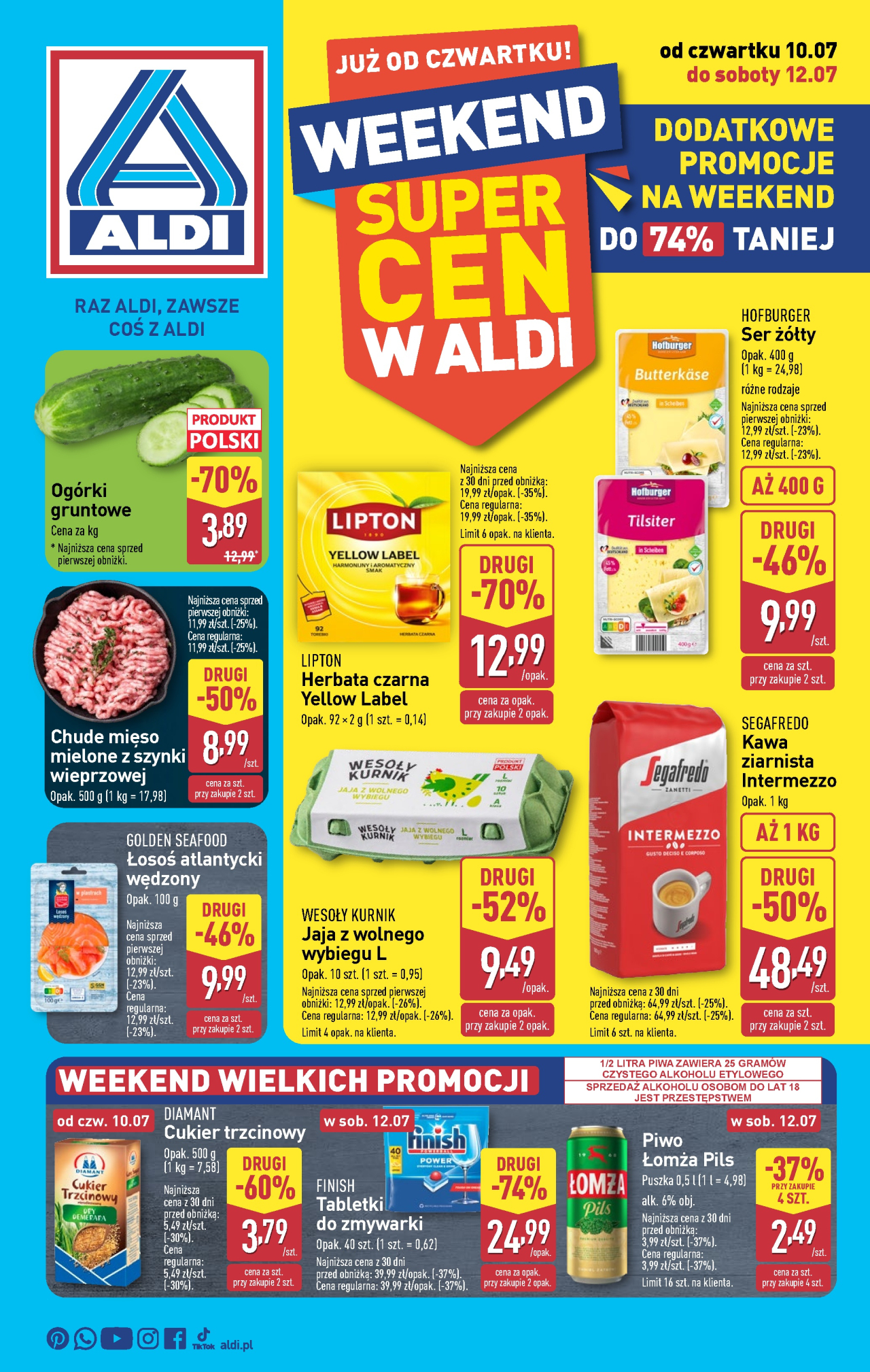 Aldi offerta - Oferta weekendowa od 10. 07. 2025