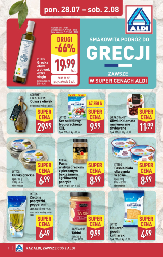 Aldi offerta - Tydzień Grecki